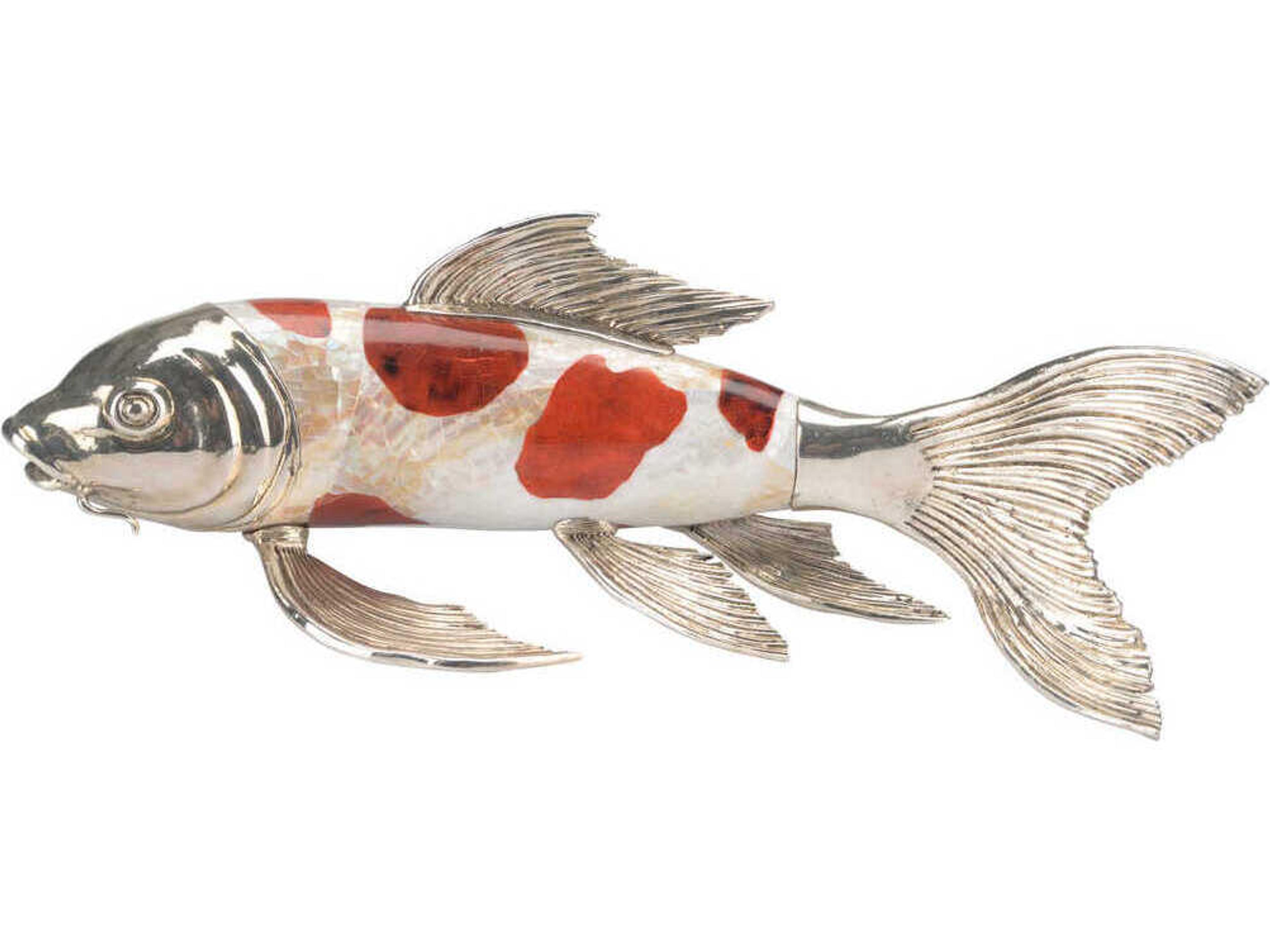 Chelsea House Silver Plated Kabibi Koi Fish