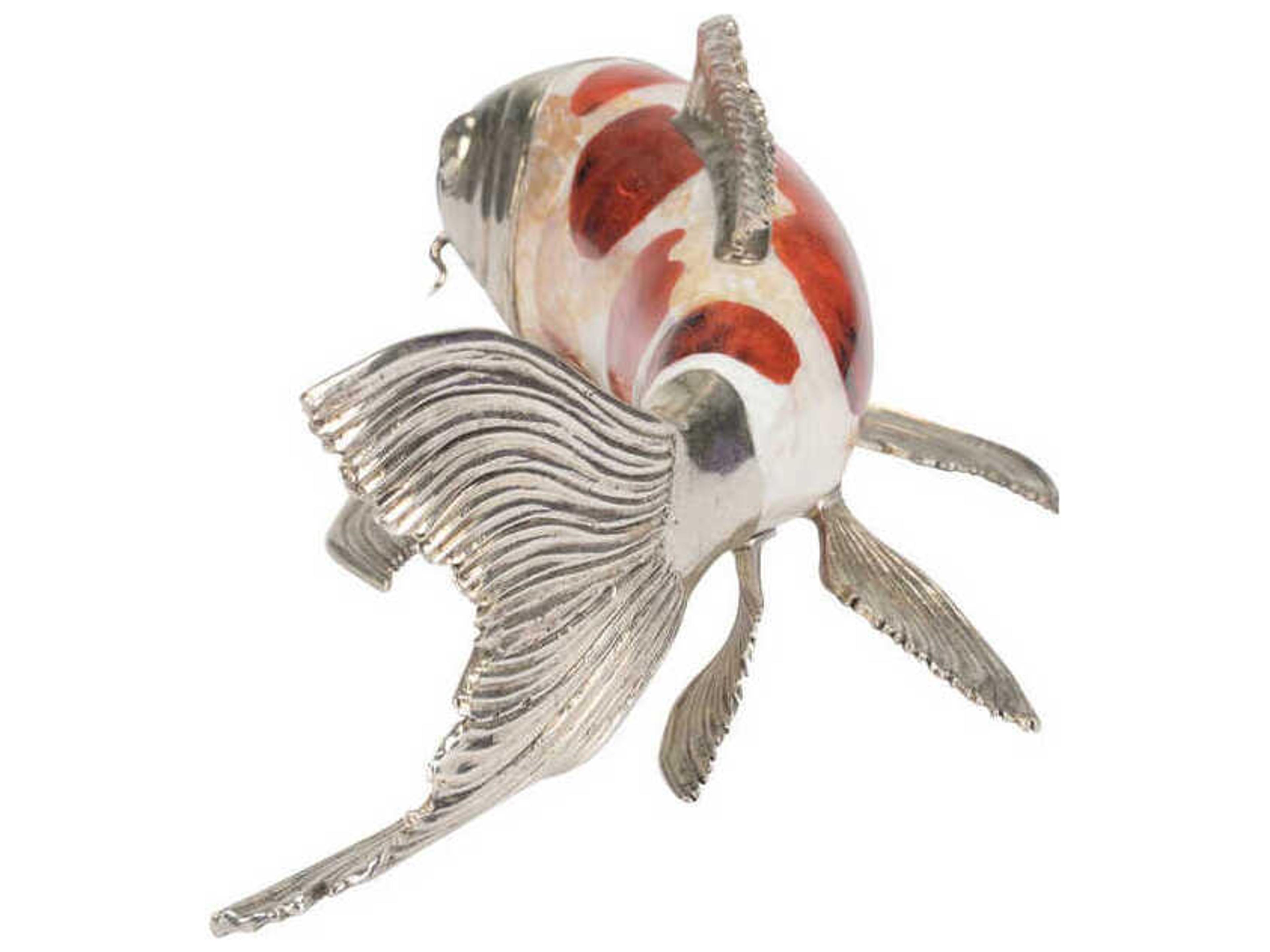 Chelsea House Silver Plated Kabibi Koi Fish