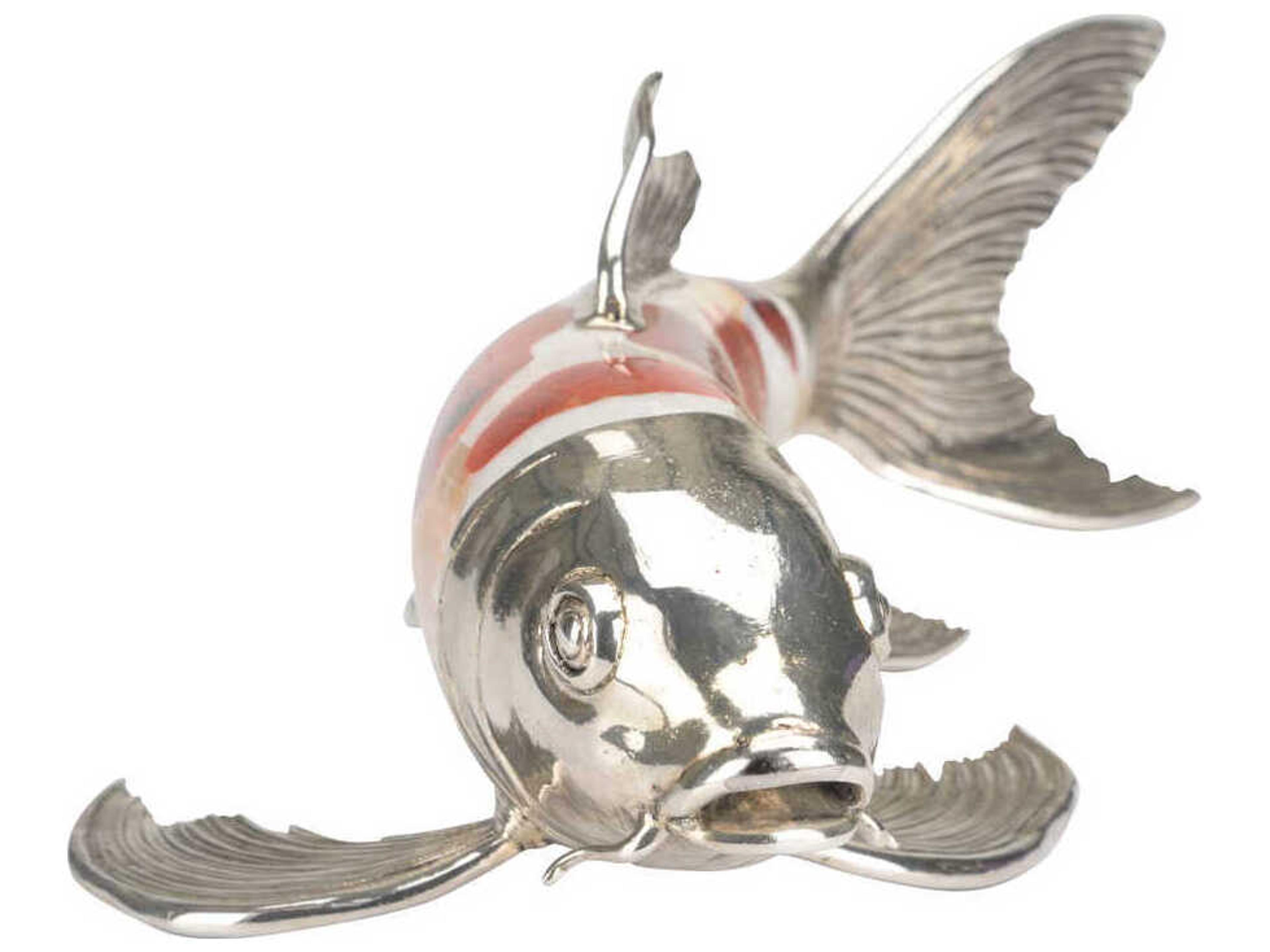 Chelsea House Silver Plated Kabibi Koi Fish