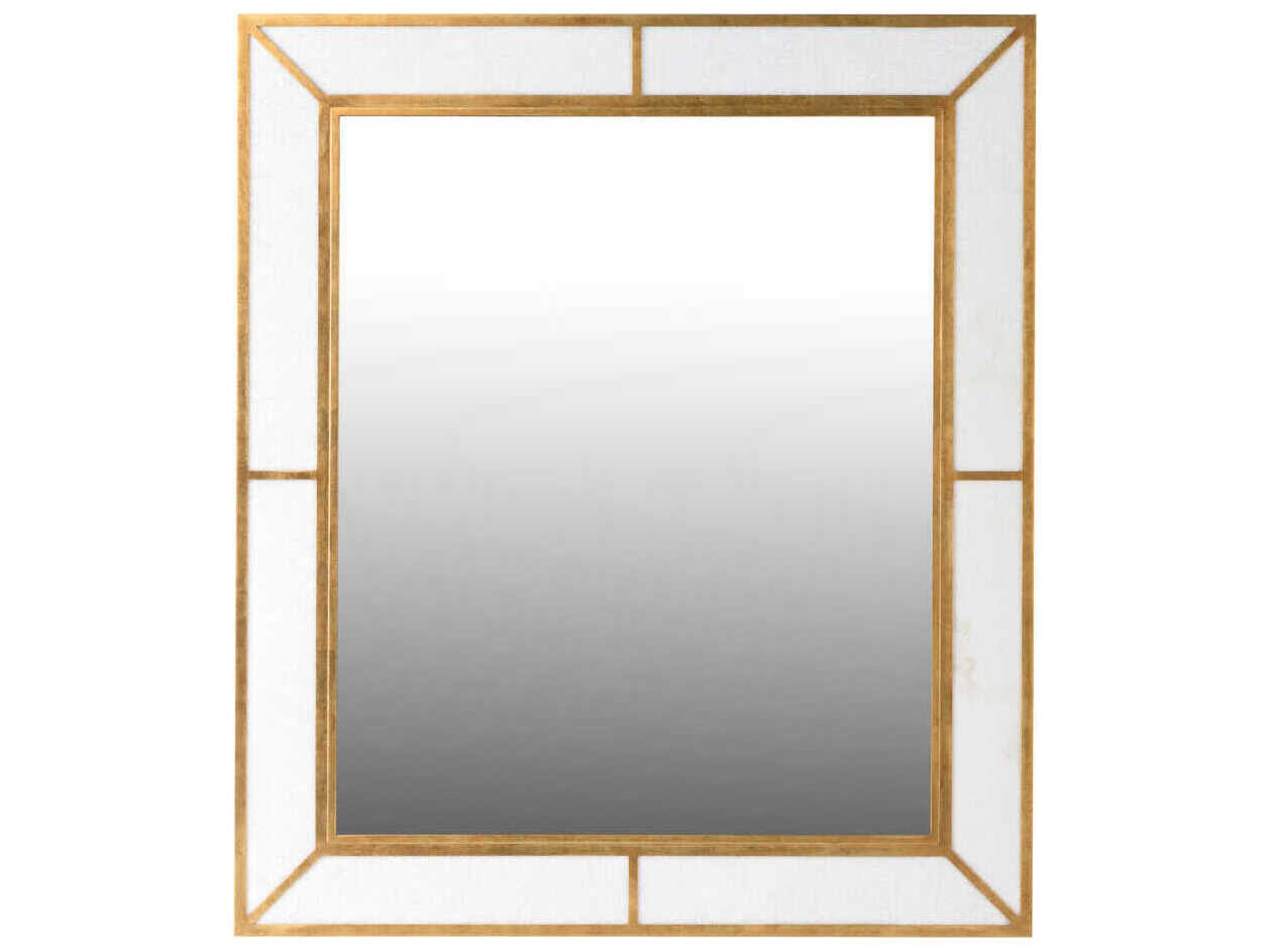 Madison Gold Leaf Rectangular Wall Mirror