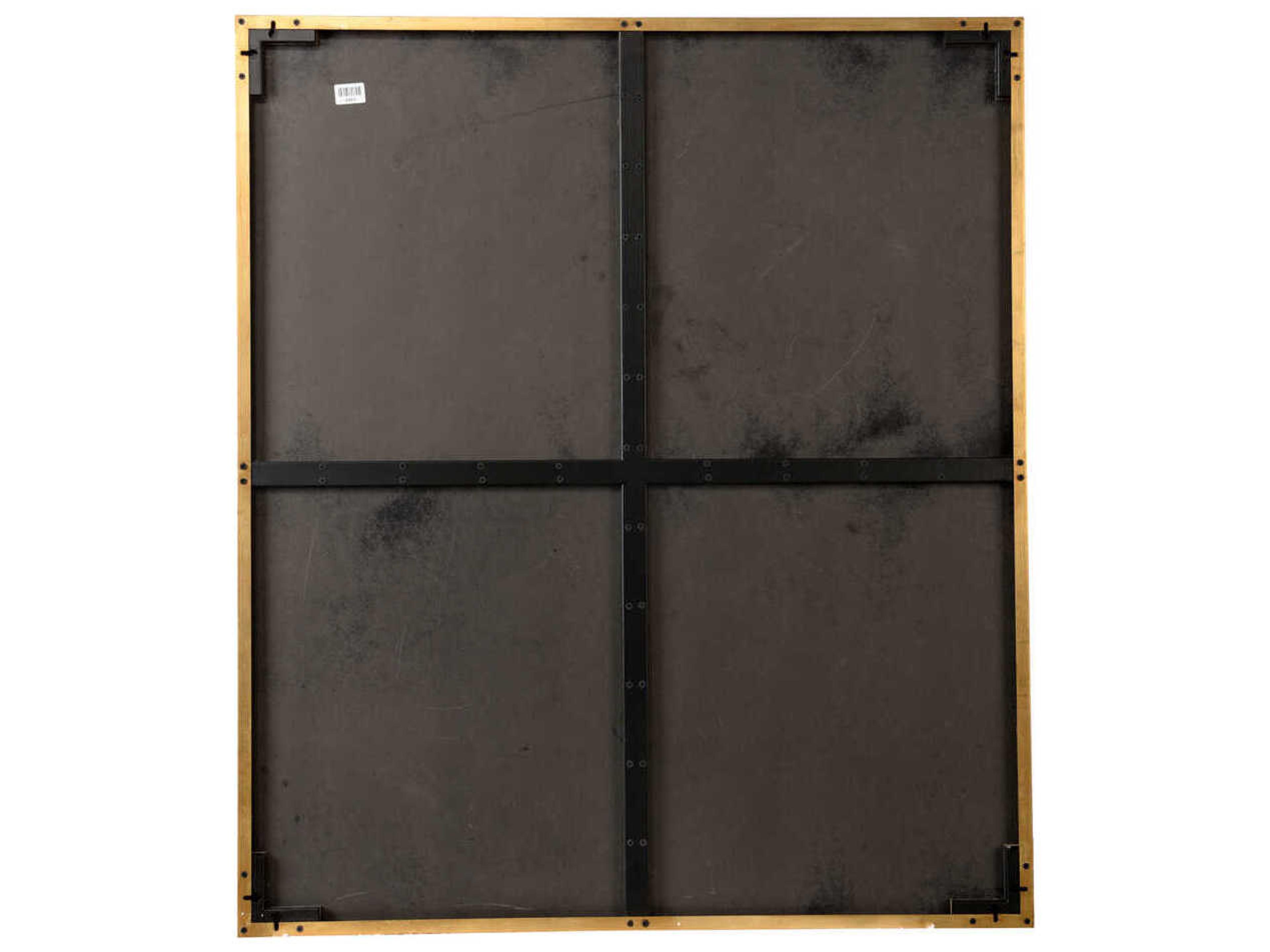 Chelsea House Madison Gold Leaf Rectangular Wall Mirror