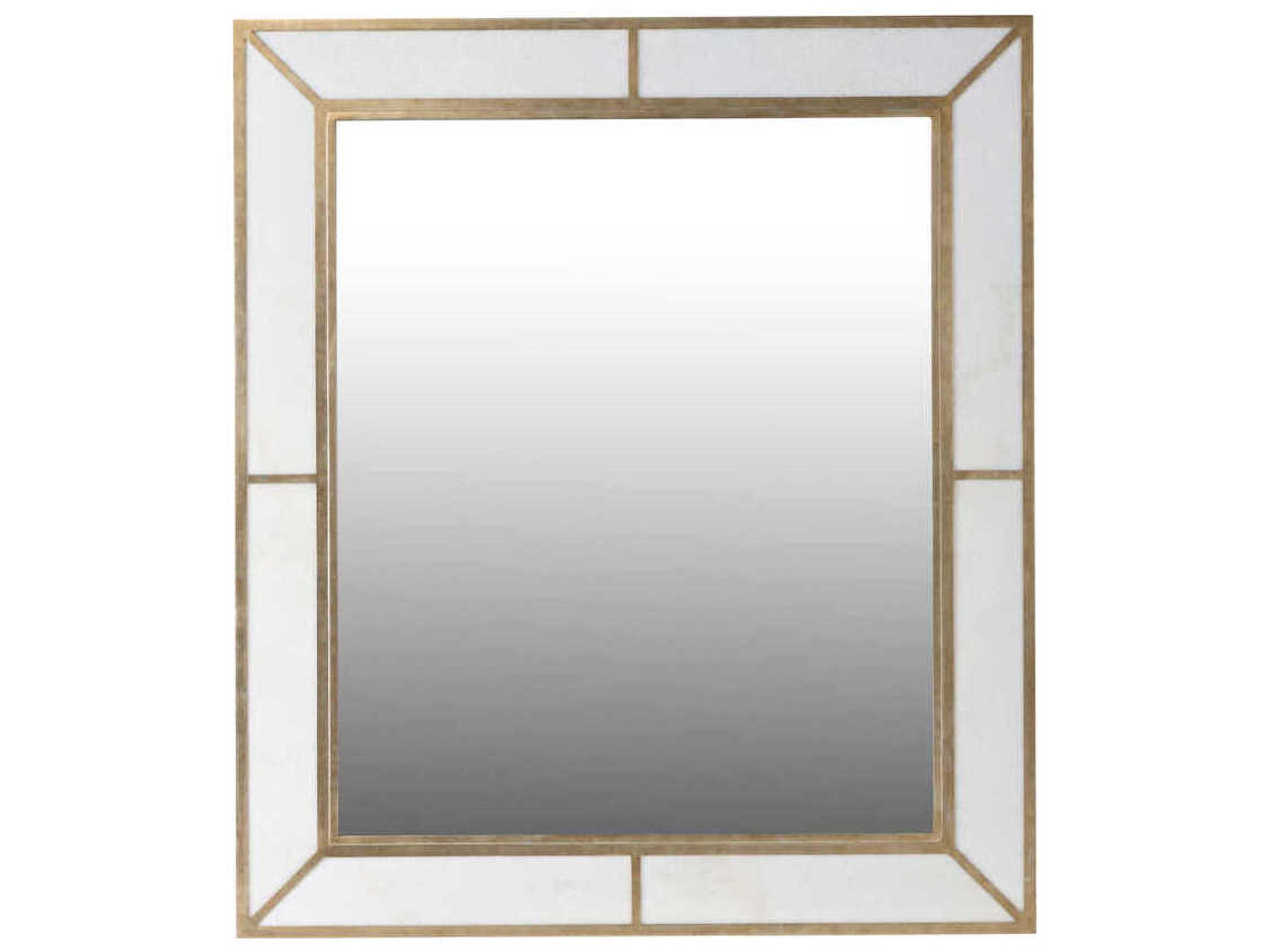 Chelsea House Madison Antique Silver Leaf Rectangular Wall Mirror