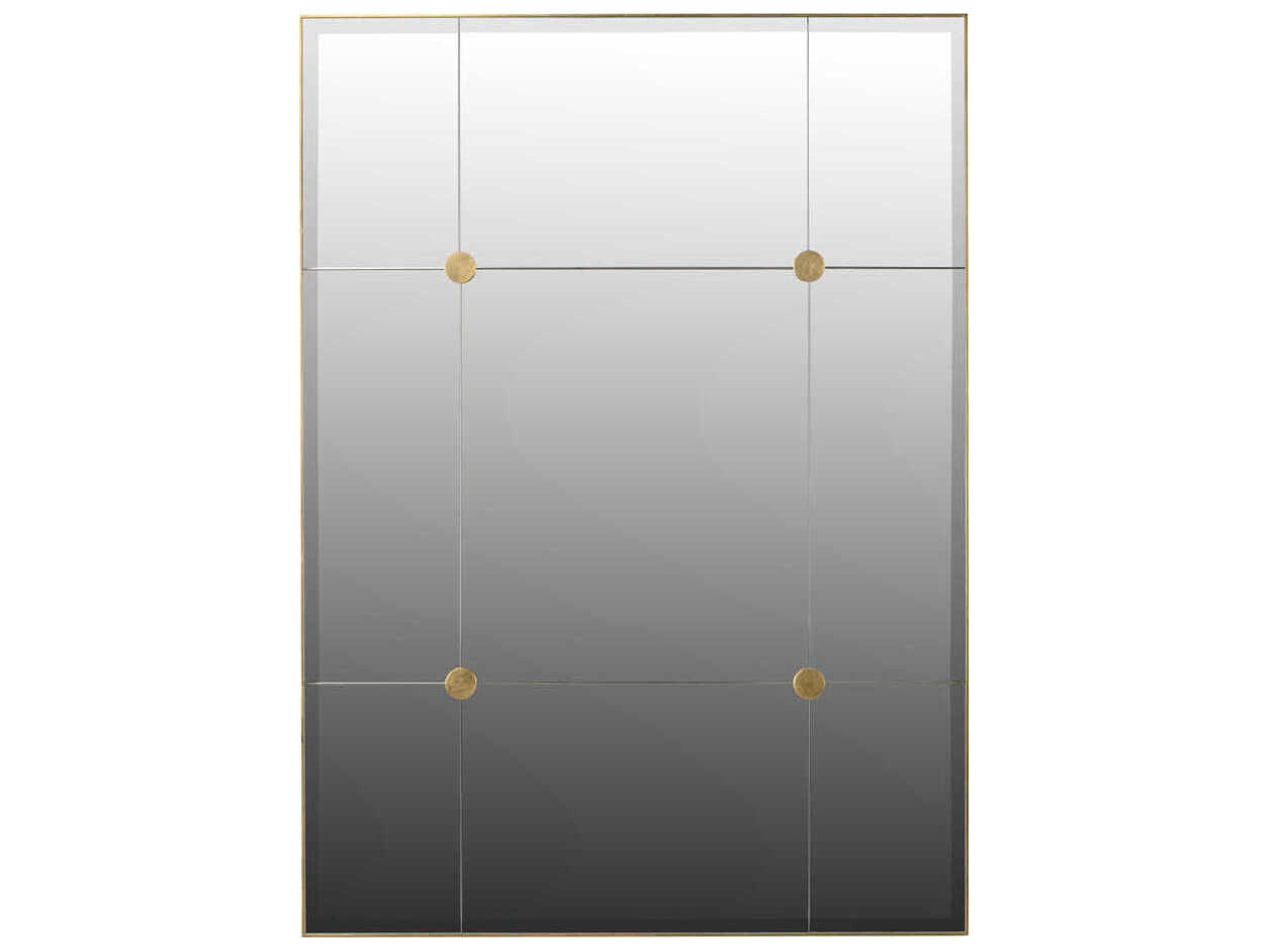 Loire Antique Gold Leaf Rectangular Wall Mirror