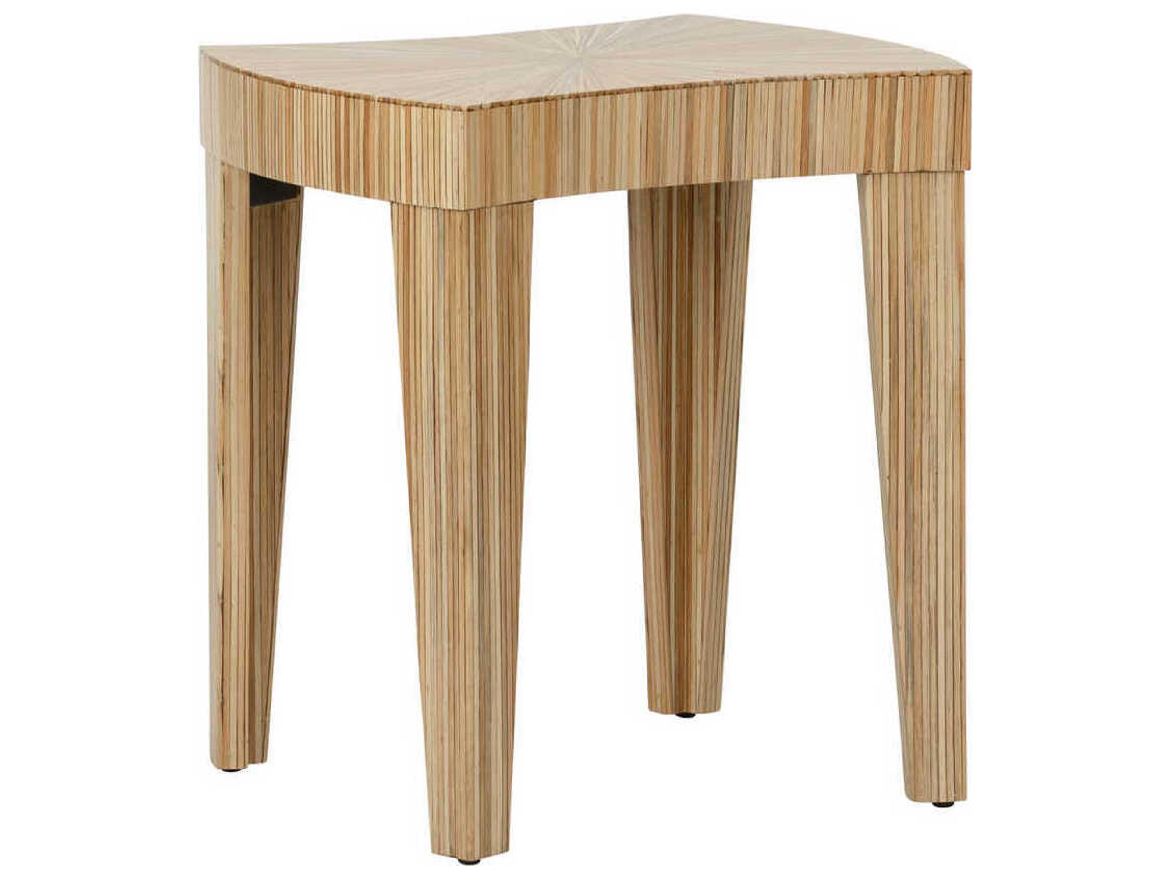 Chelsea House Jigsaw Rectangular Wood Natural Brown End Table