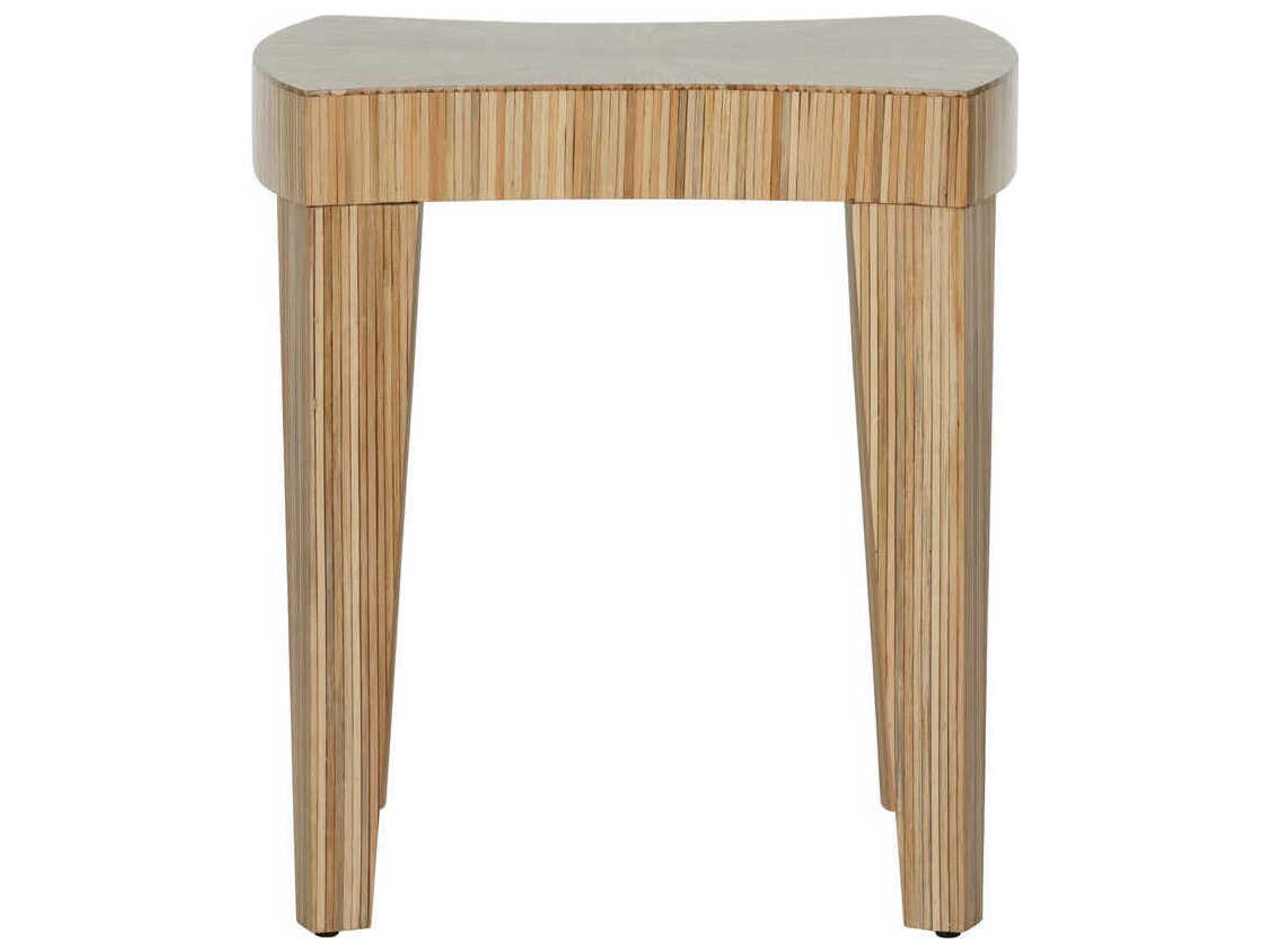 Chelsea House Jigsaw Rectangular Wood Natural Brown End Table