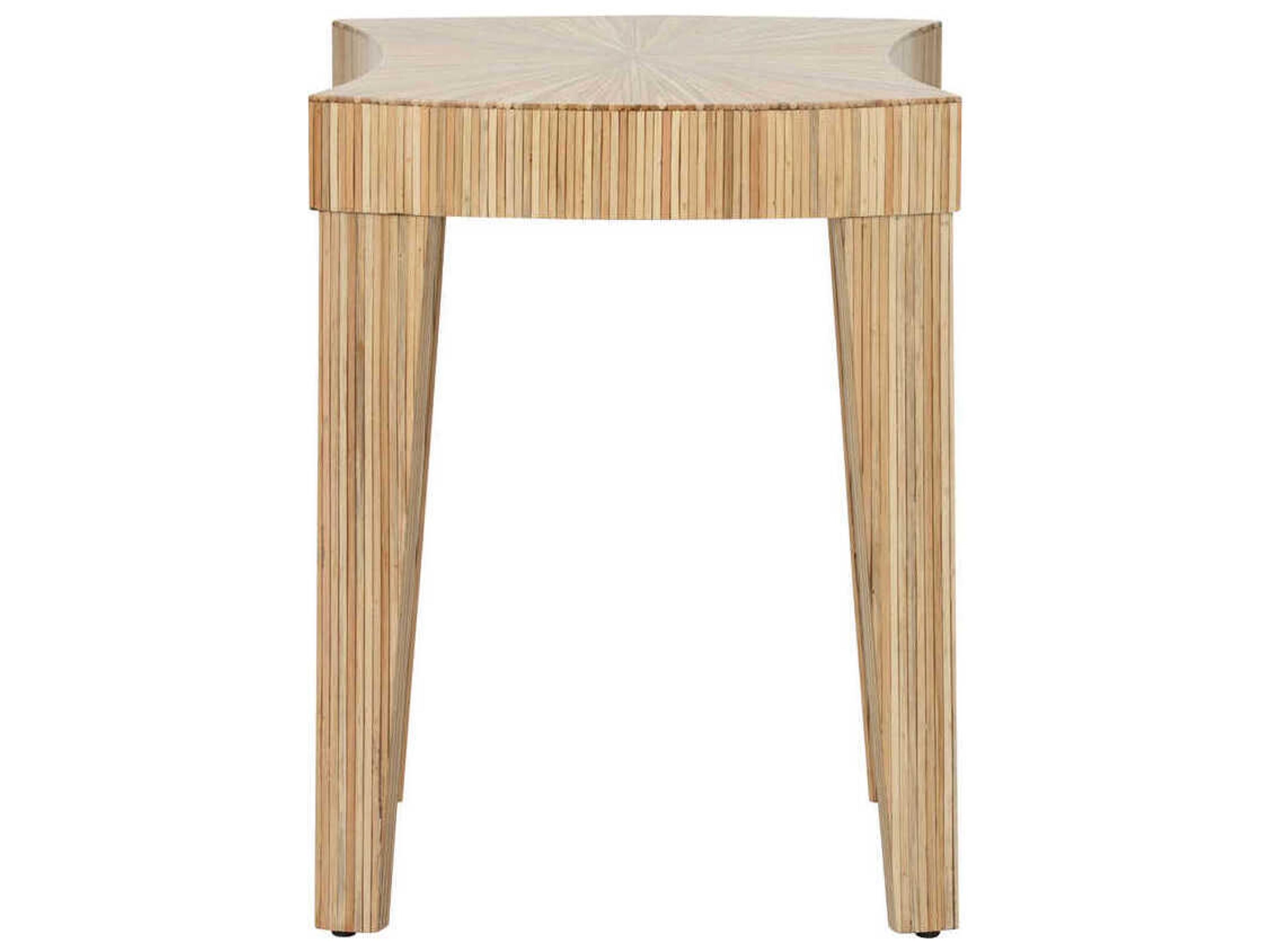 Chelsea House Jigsaw Rectangular Wood Natural Brown End Table