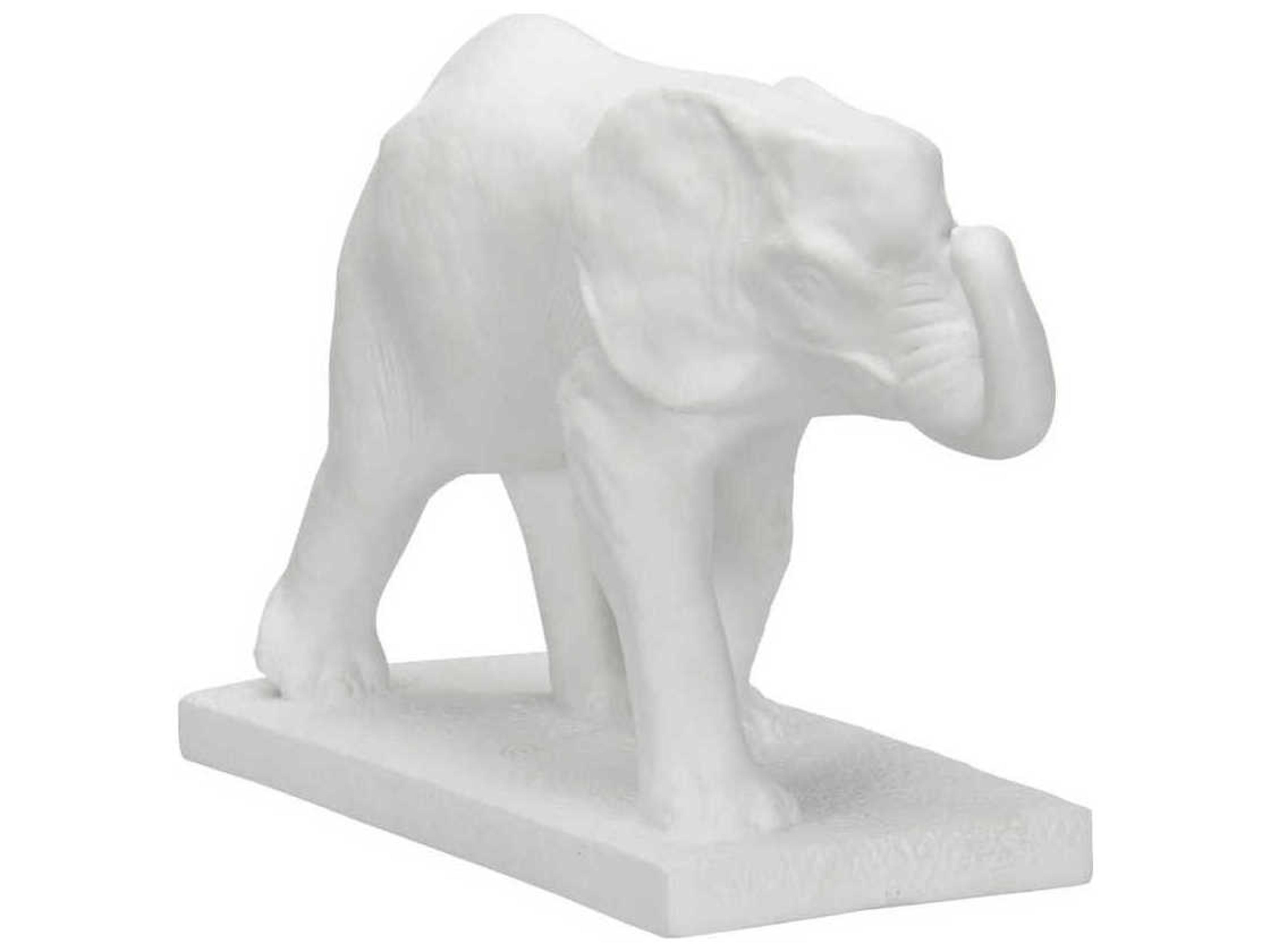 Matte White Elephant