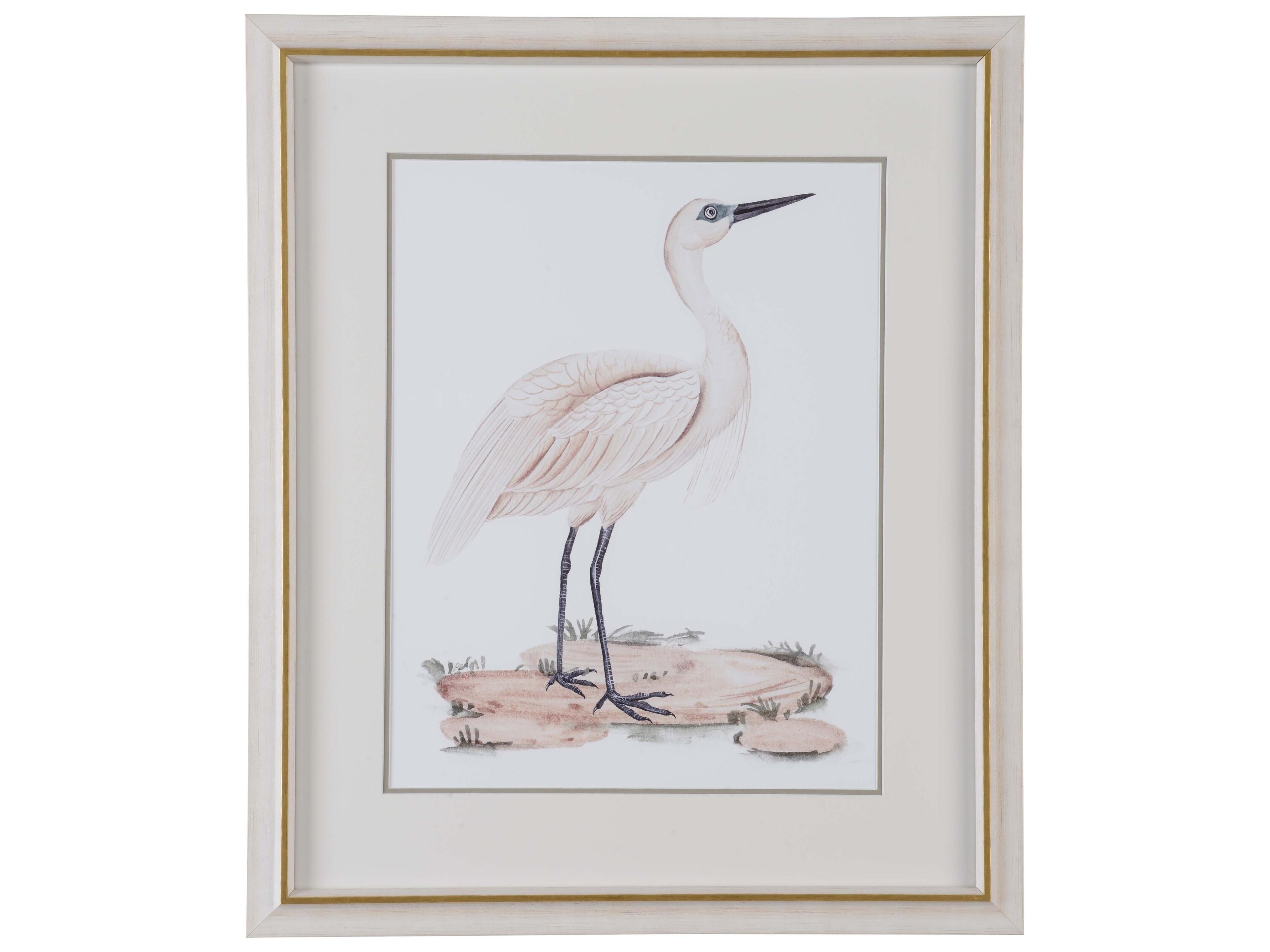 Misc A White Heron II Wall Art