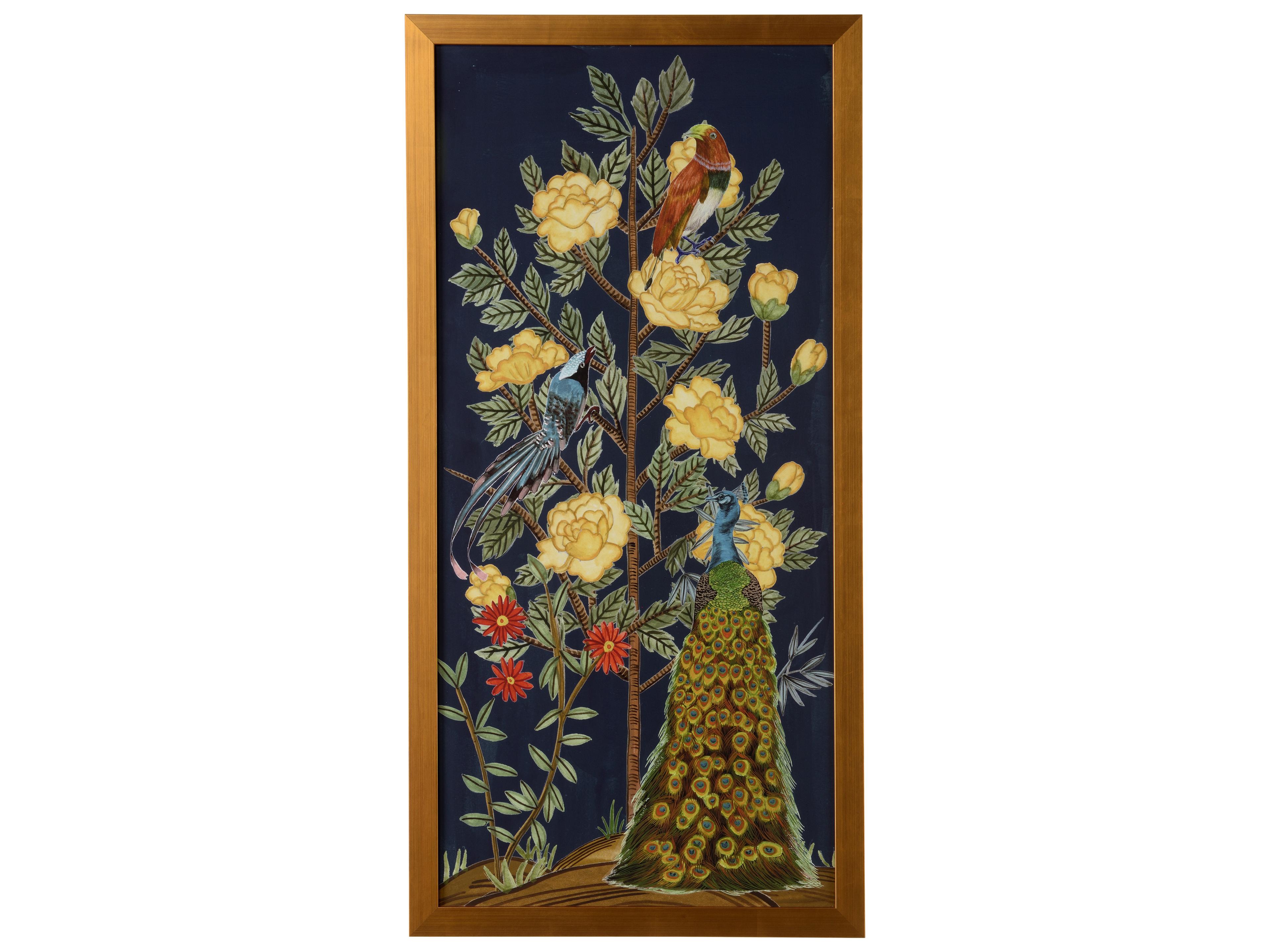 Misc Chinese Peonies II Wall Art