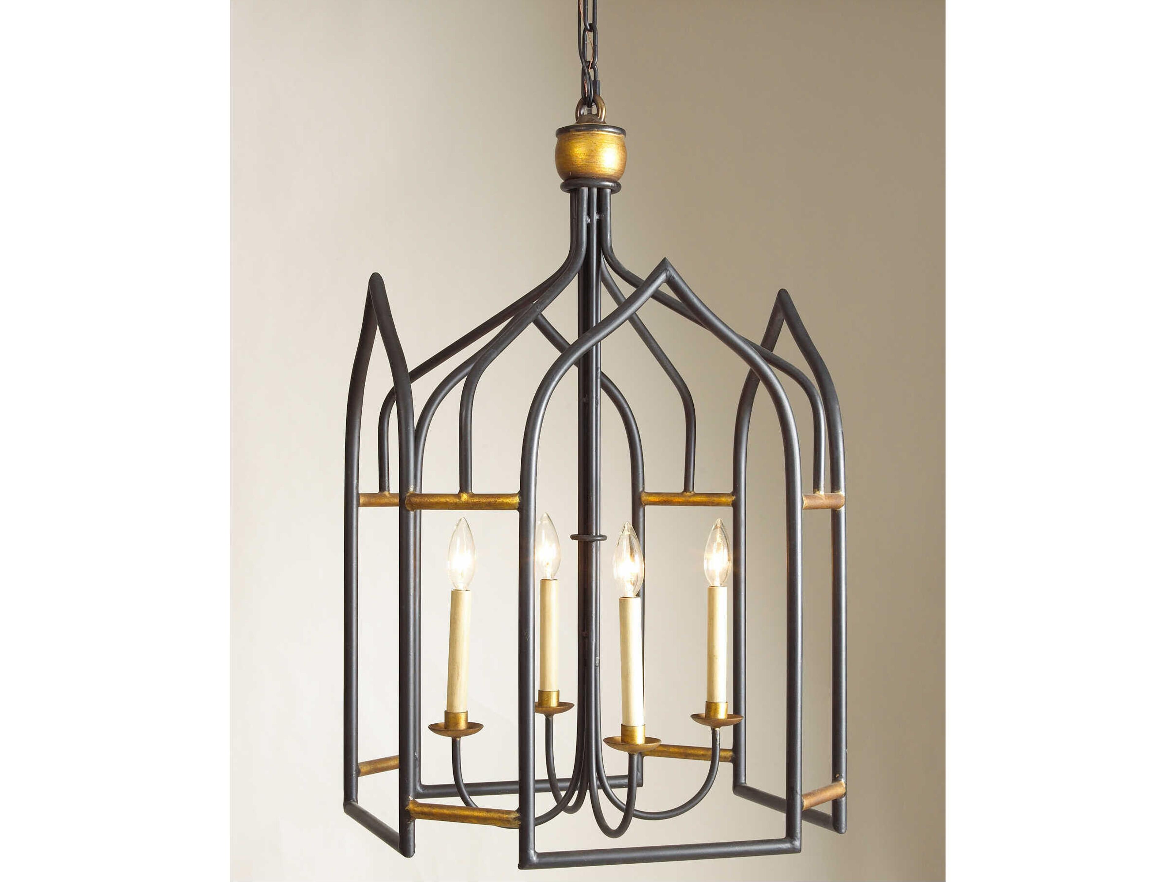 Bill Cain Seville Lantern - Black/Gold