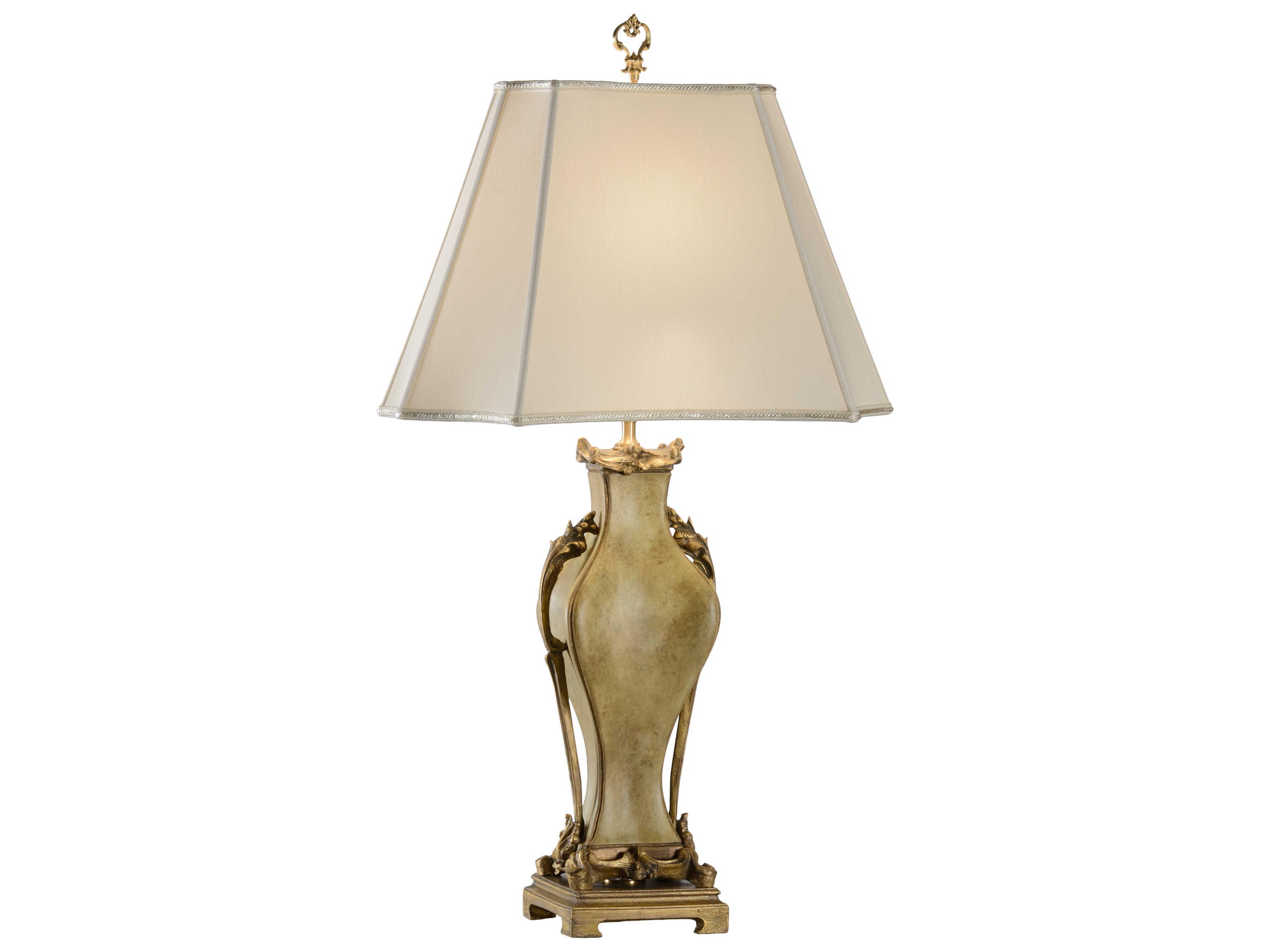 Chelsea House Bernini Urn Green Gold Table Lamp