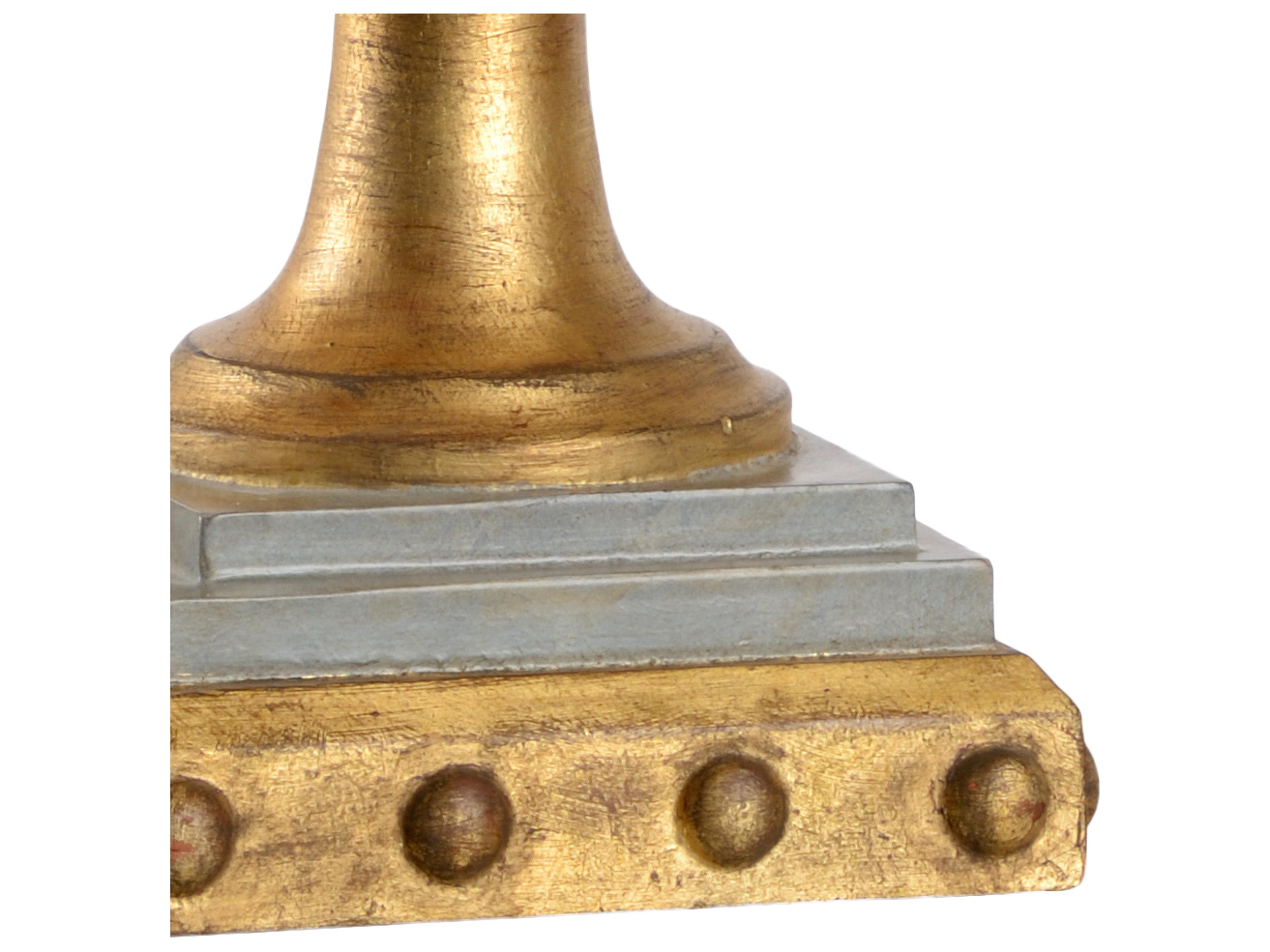 Chelsea House Bill Cain Blue Gold Traditional Table Lamp