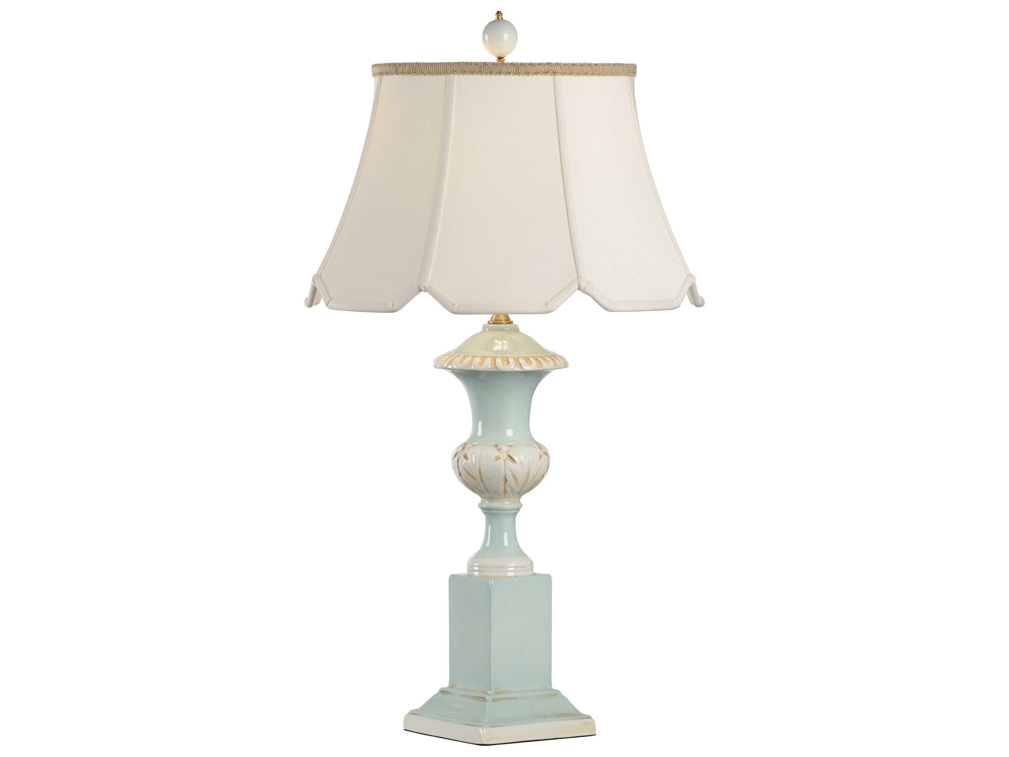 Chelsea House Wakefield Ceramic Blue White Table Lamp