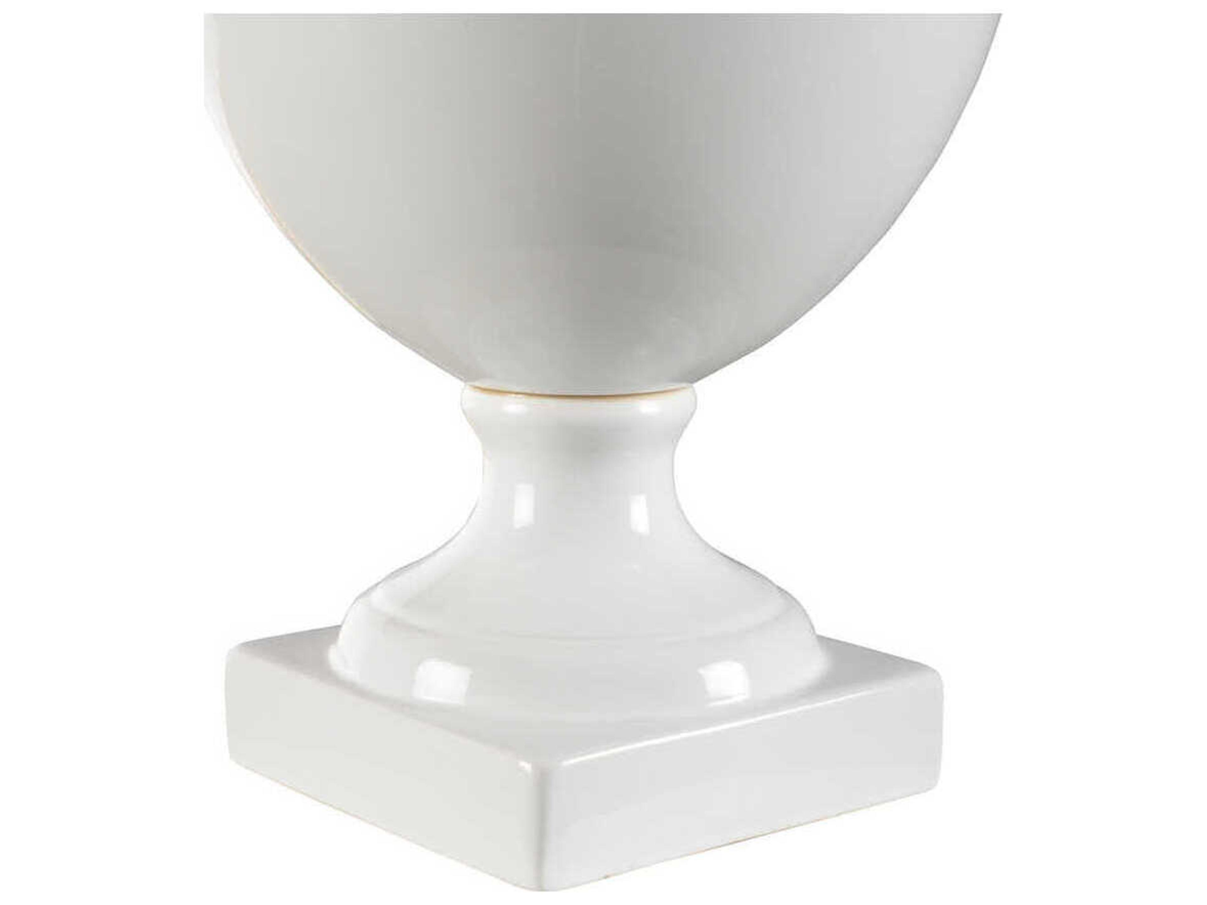 Chelsea House Greenwich White Tan Raffia Table Lamp