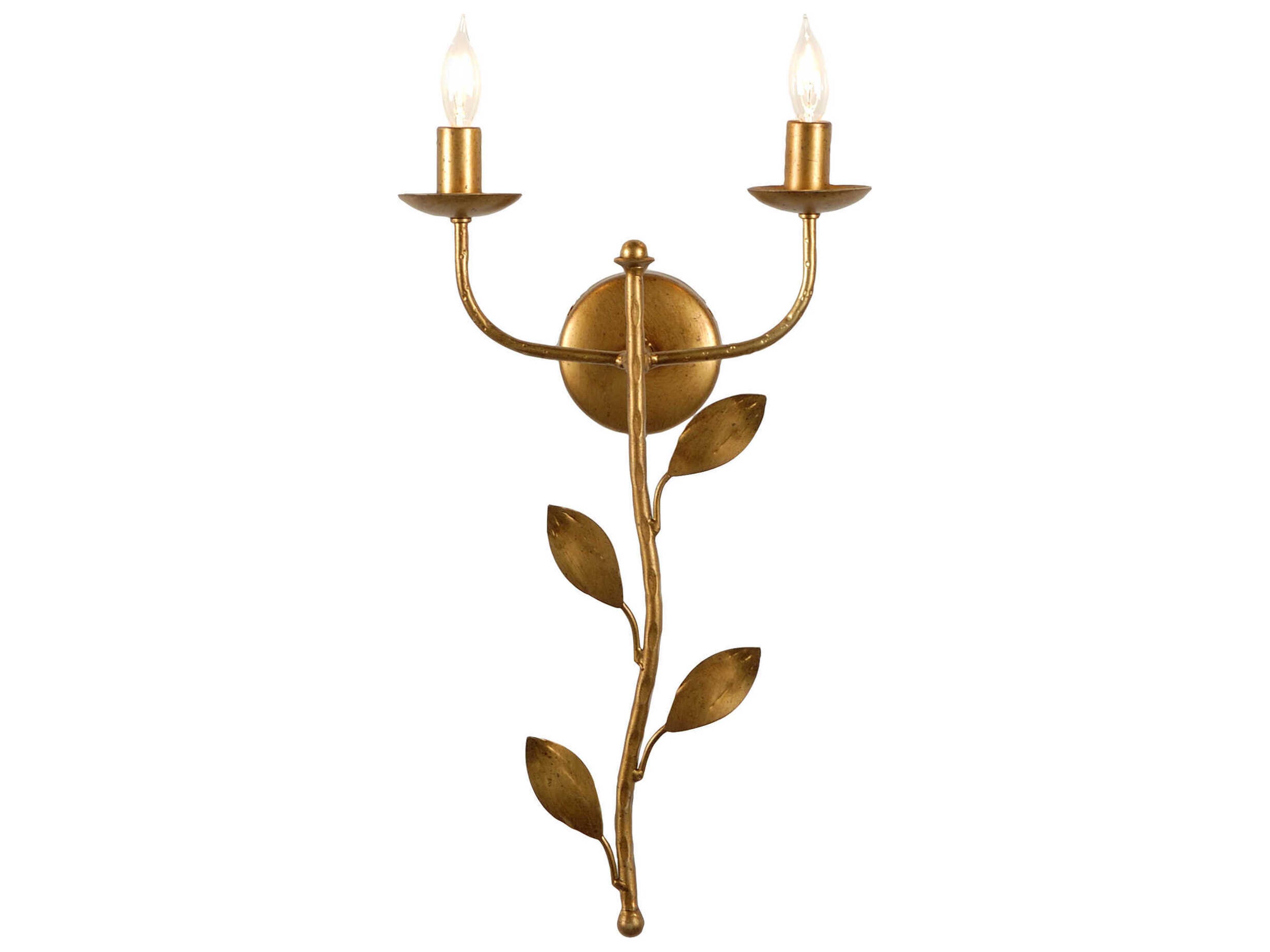 Chelsea House Bill Cain Gold Wall Sconce