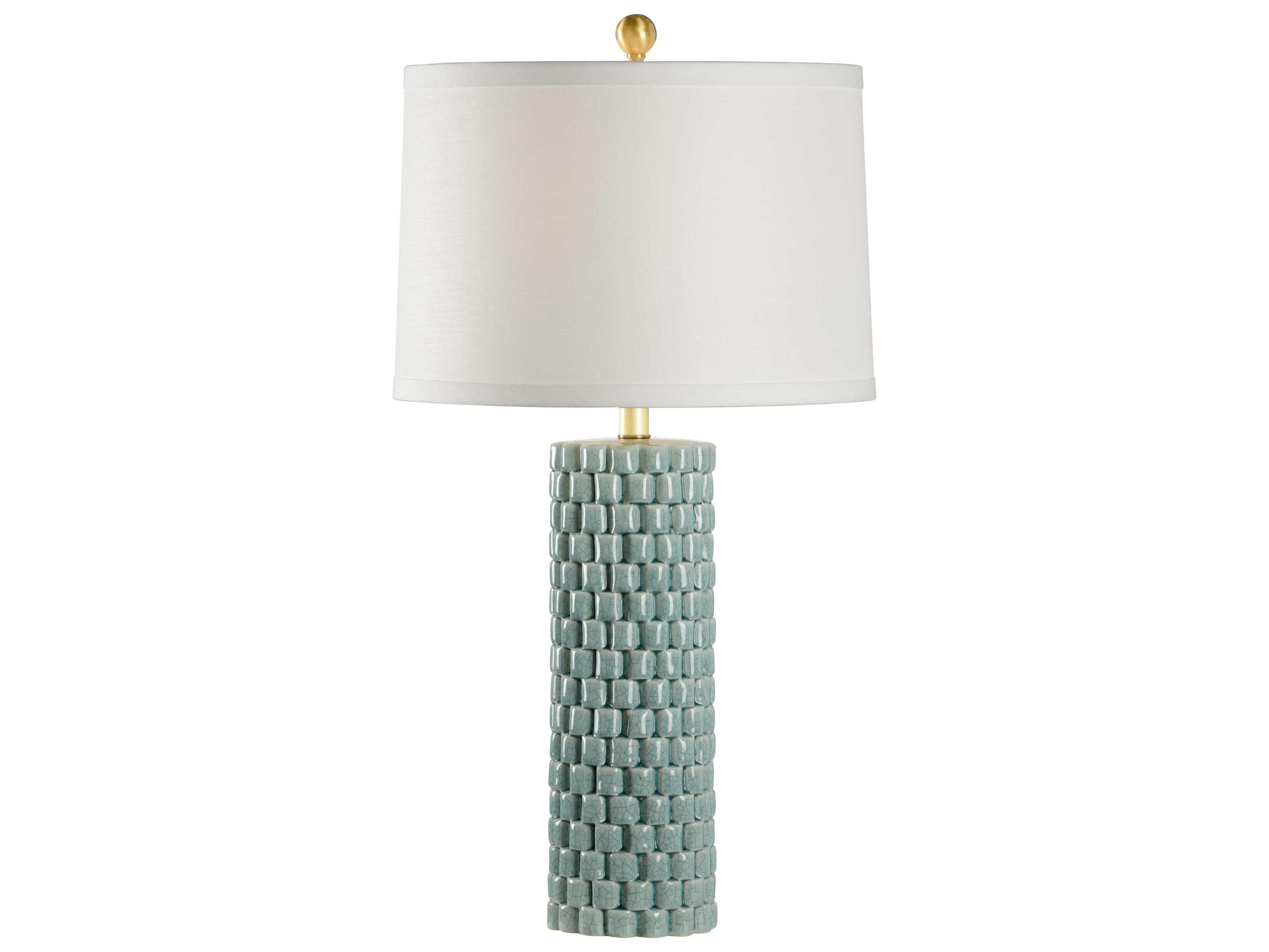 Potter Blue Table Lamp - Celadon