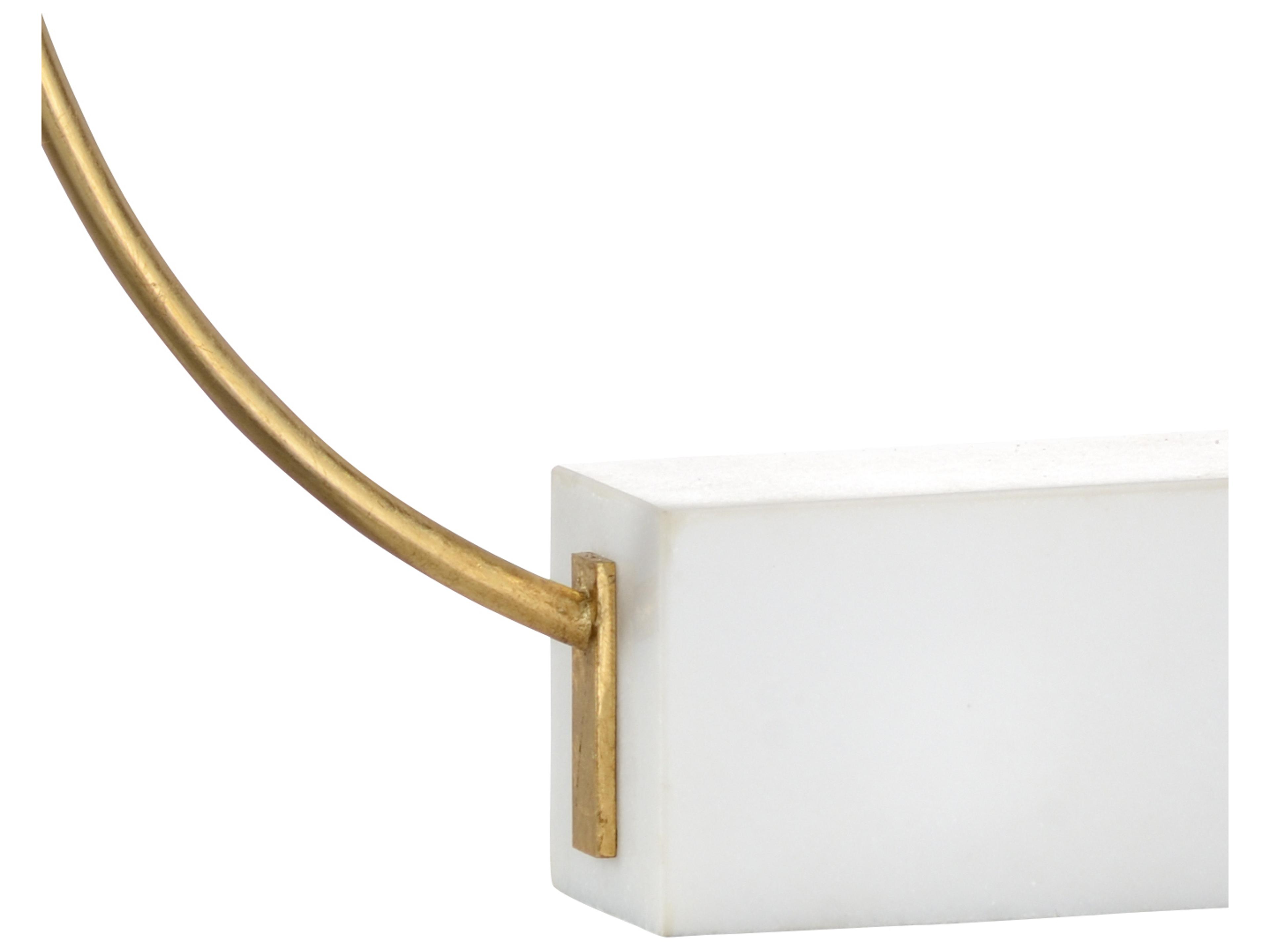 Chelsea House Bradshaw Orrell Ring Gold White Table Lamp