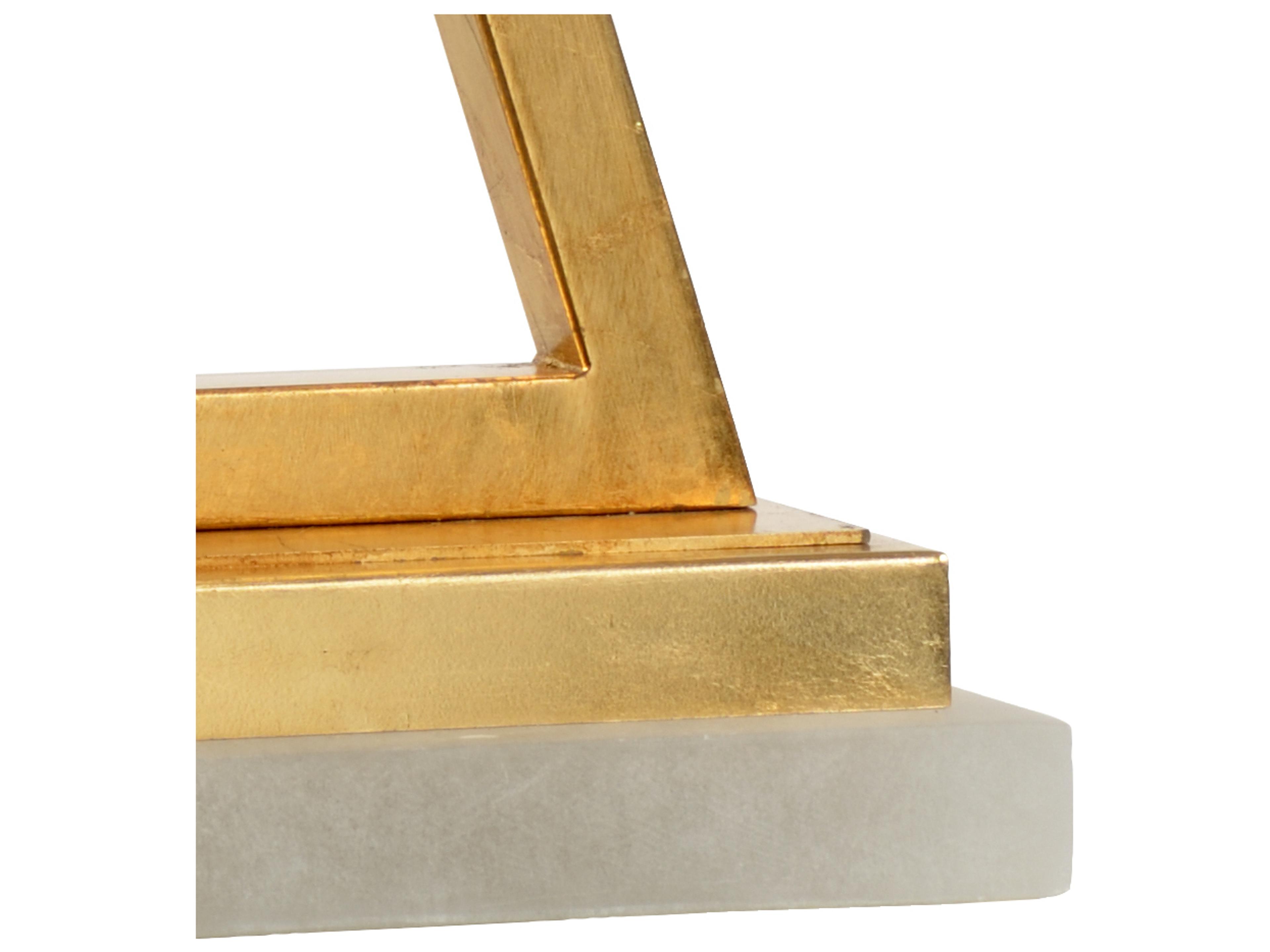 Chelsea House Claire Bell Regiment Gold White Table Lamp -