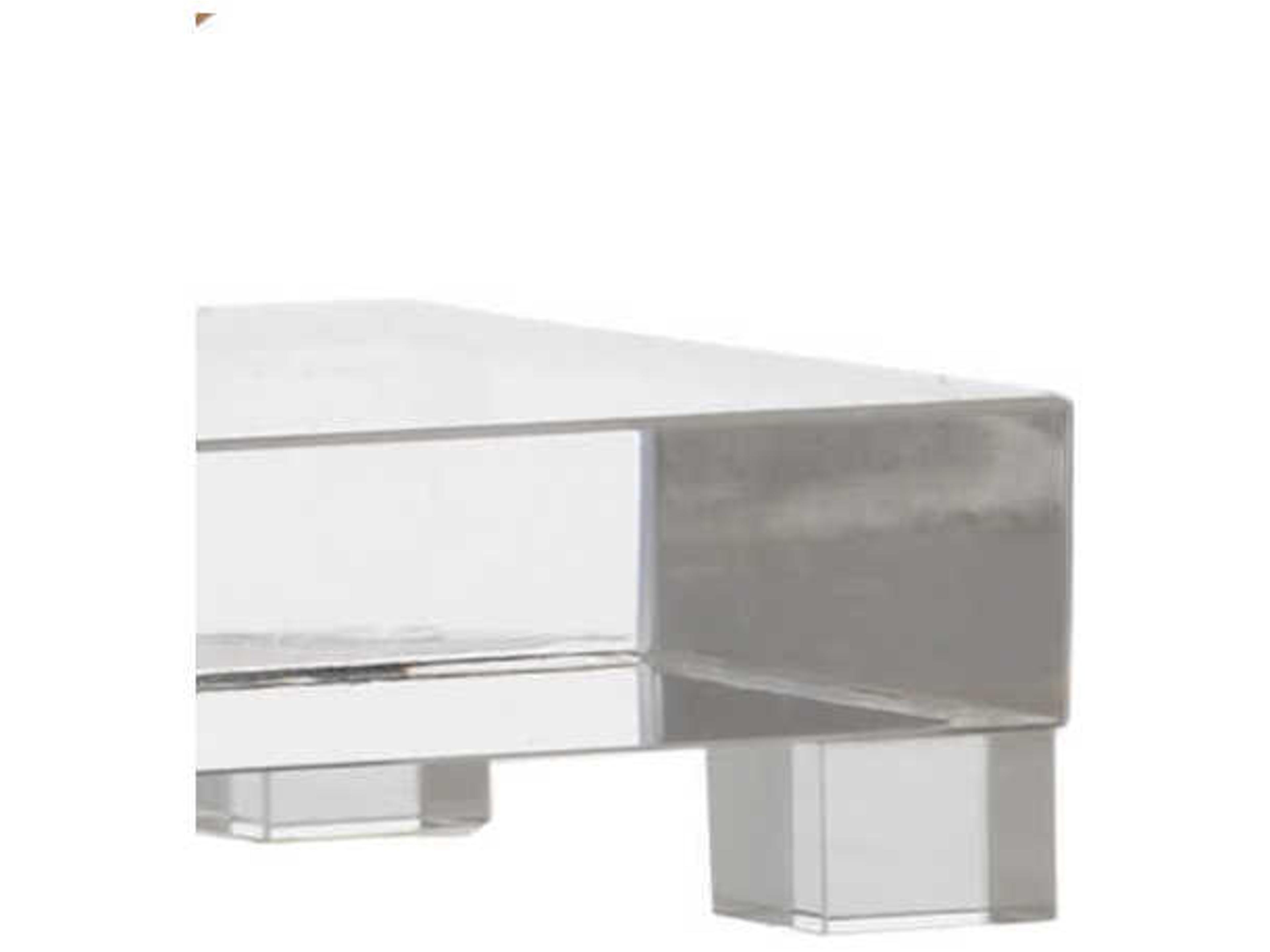 Chelsea House Crystal Antique Gold Leaf Clear Buffet Lamp