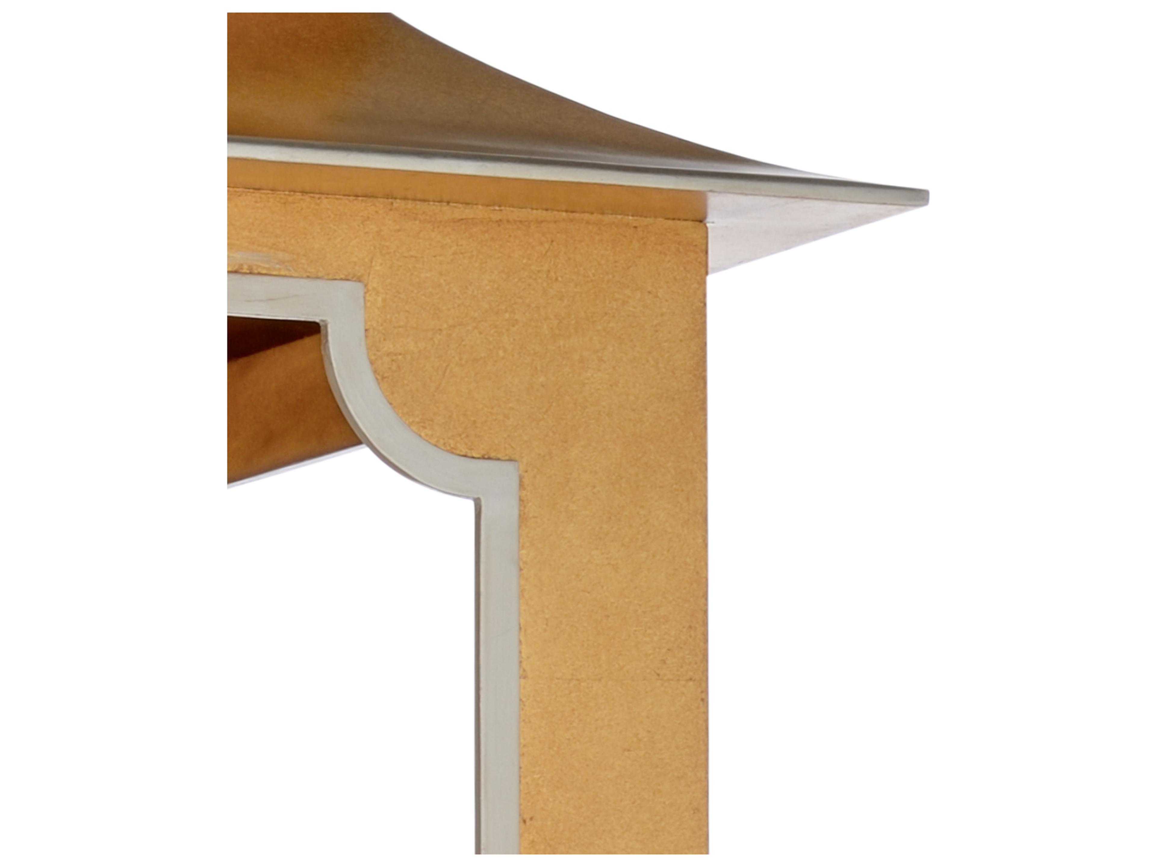 Chelsea House Claire Bell Tole Pagoda Lantern - Gold