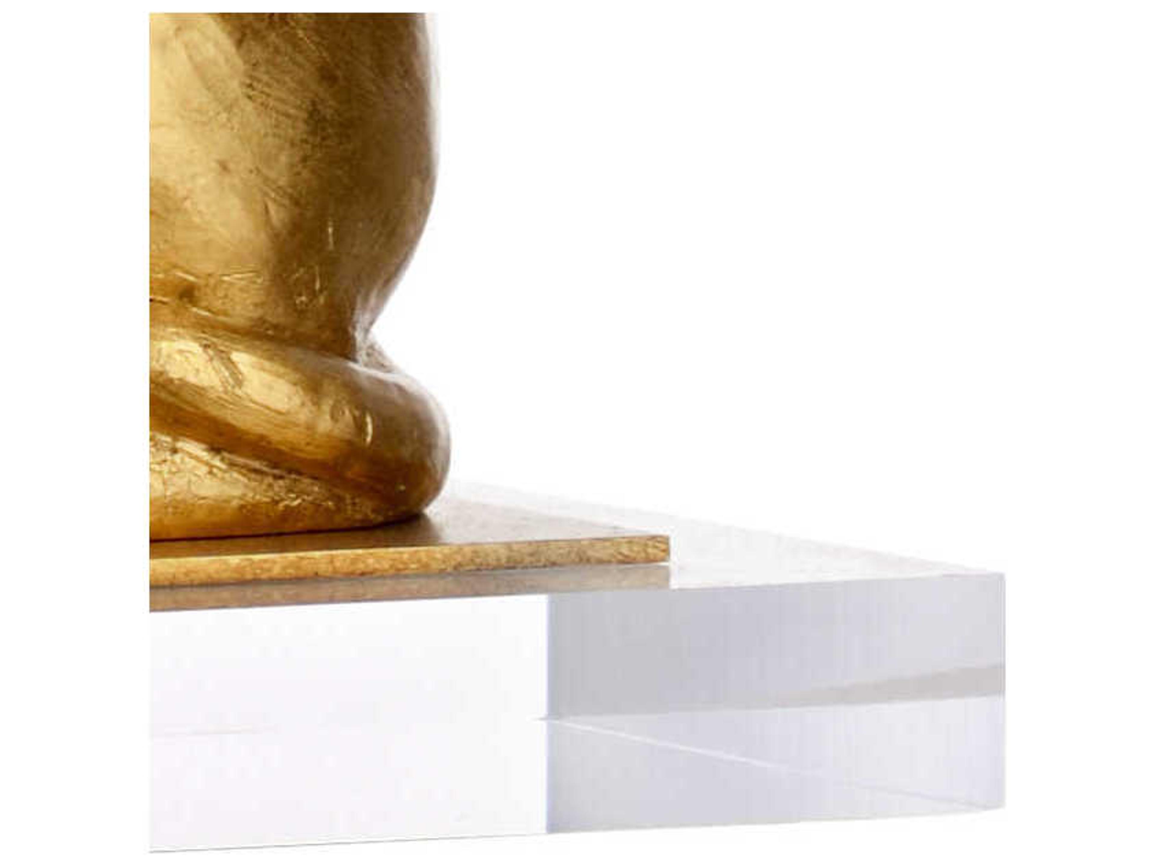 Chelsea House Left Facing Antique Gold Leaf Table Lamp