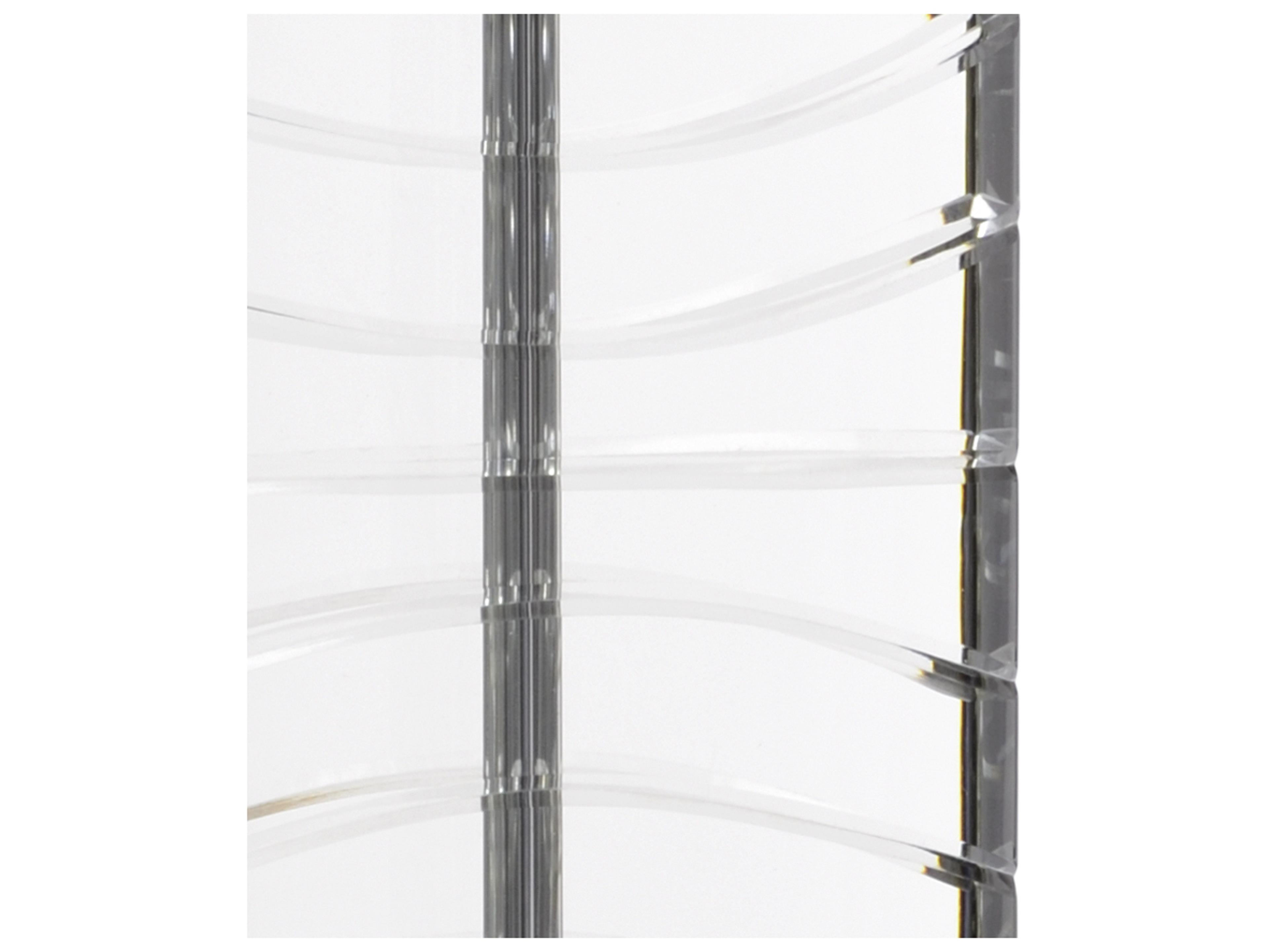 Chelsea House Summerset Crystal Clear Gold Table Lamp