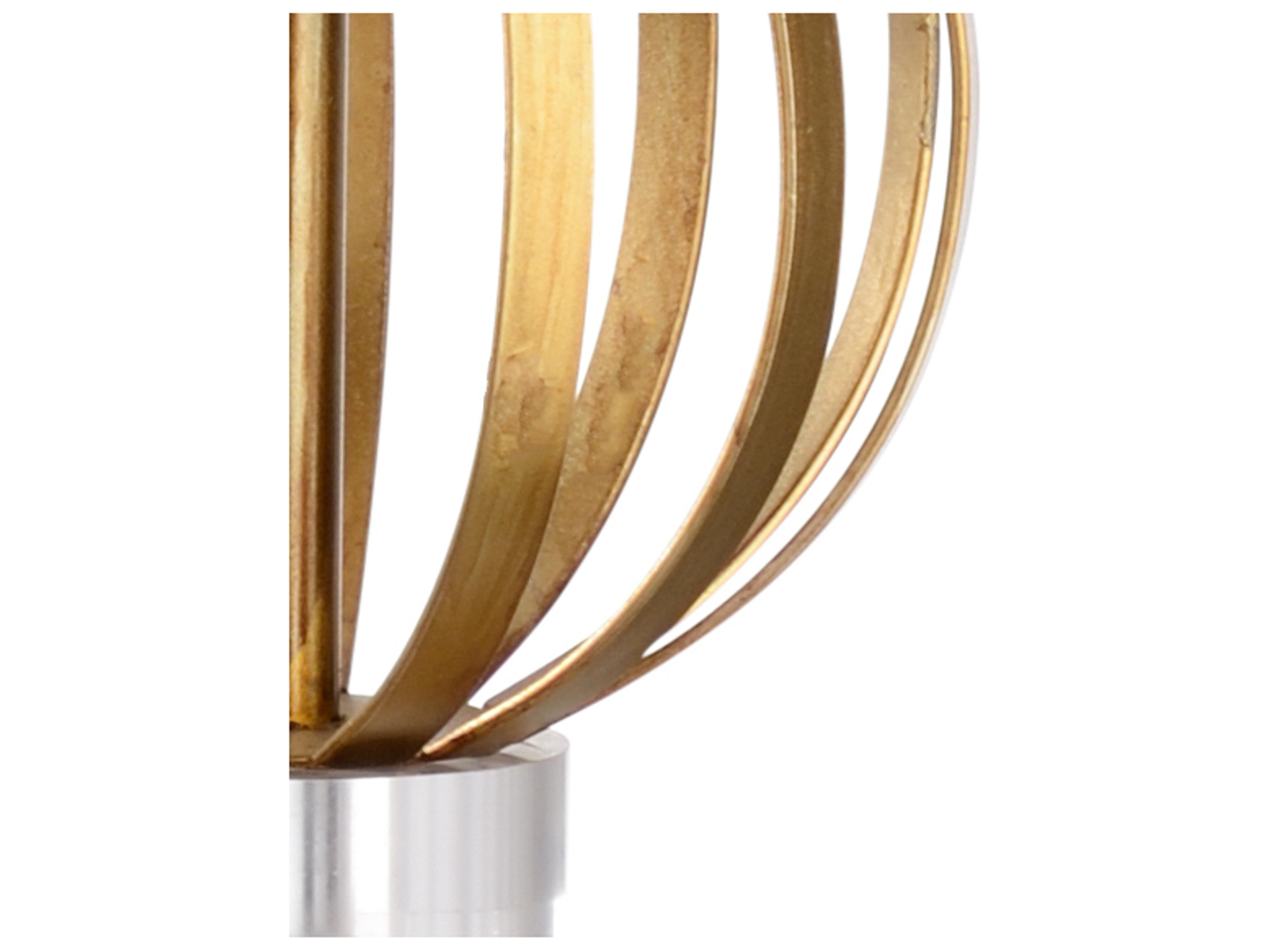 Chelsea House Chicago Gold Crystal Table Lamp