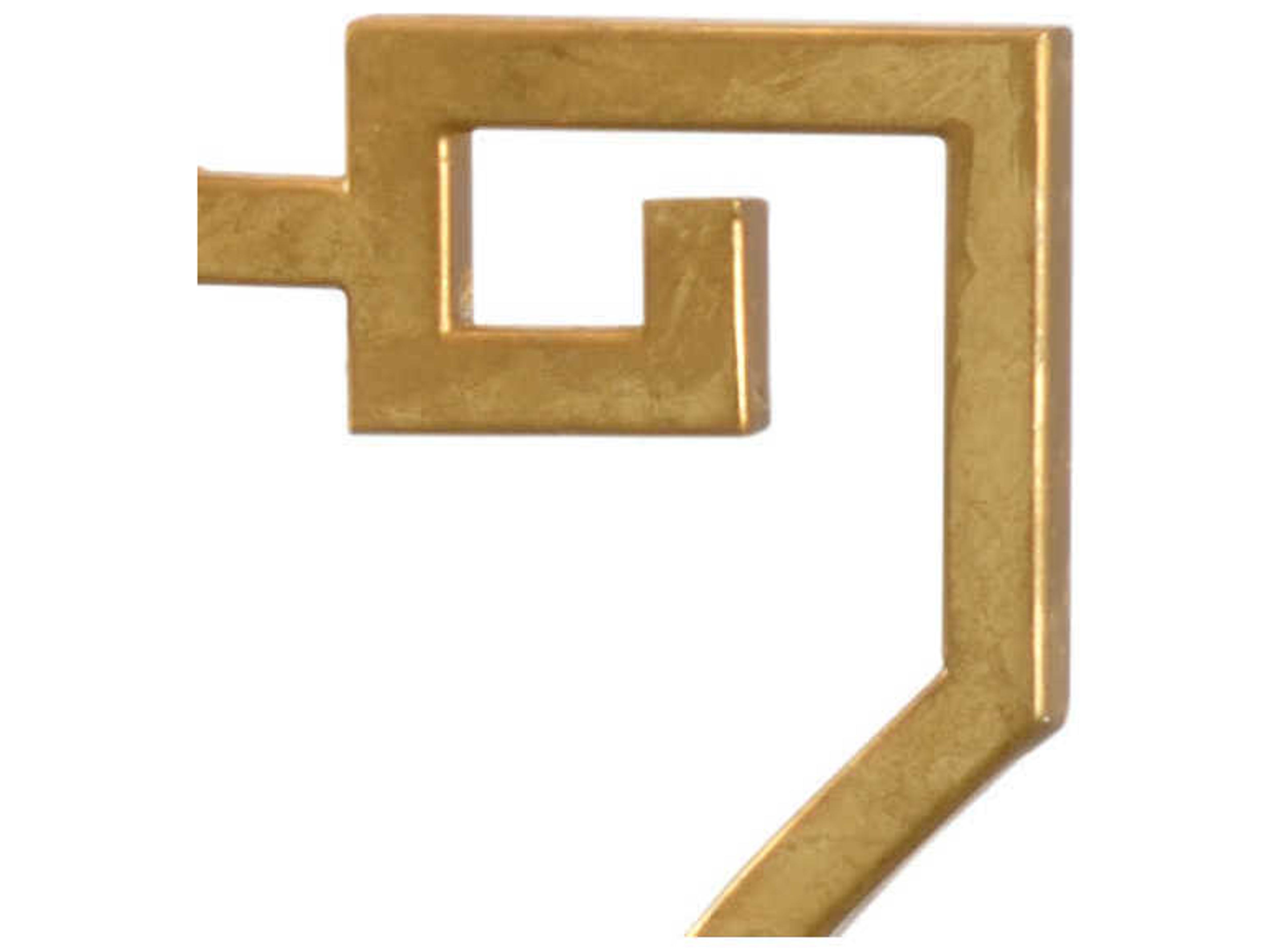 Chelsea House Antique Gold Leaf Clear Buffet Lamp