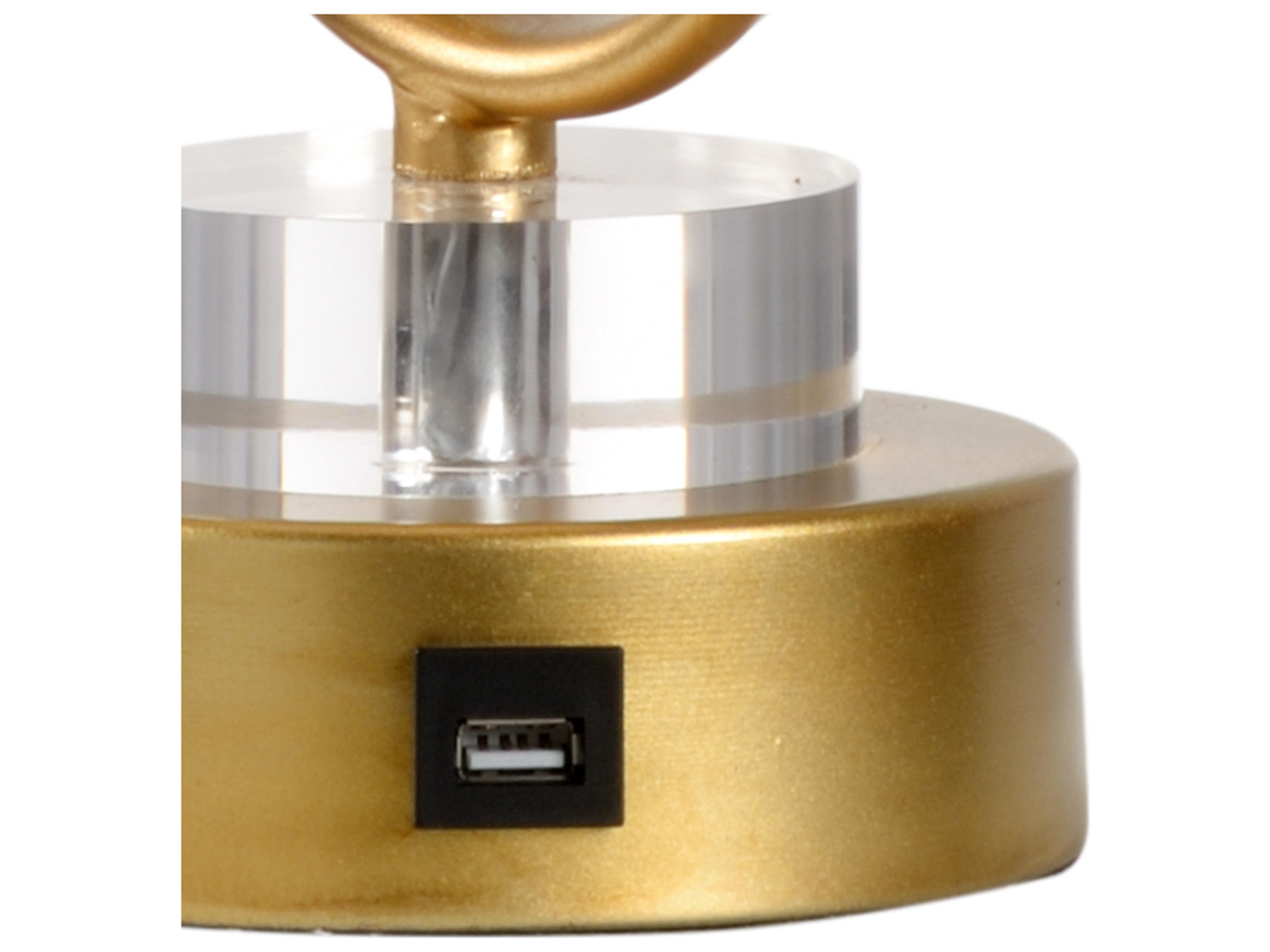 Chelsea House Swirl Gold Table Lamp