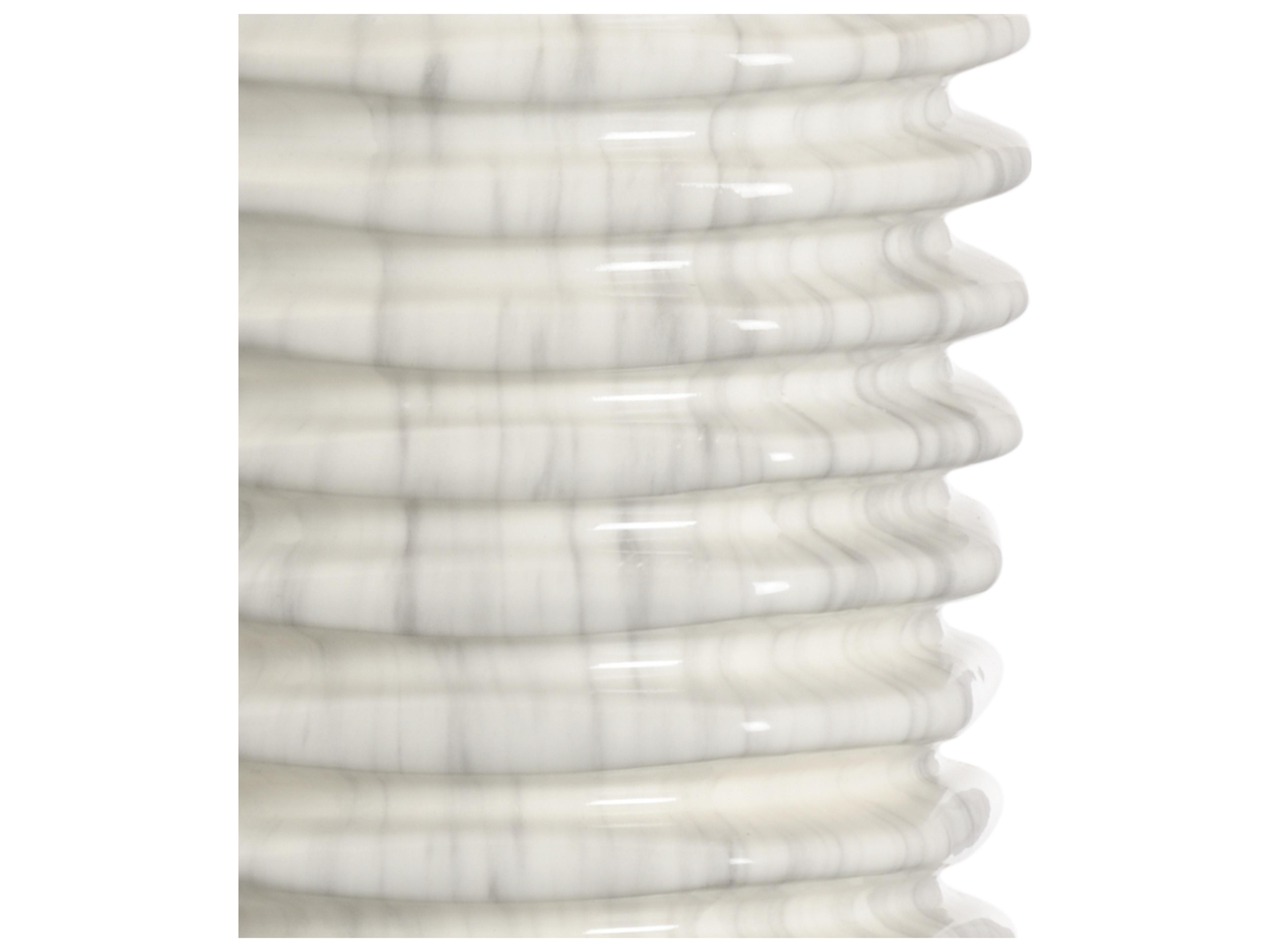 Chelsea House Colorado Gray White Table Lamp - Marblized