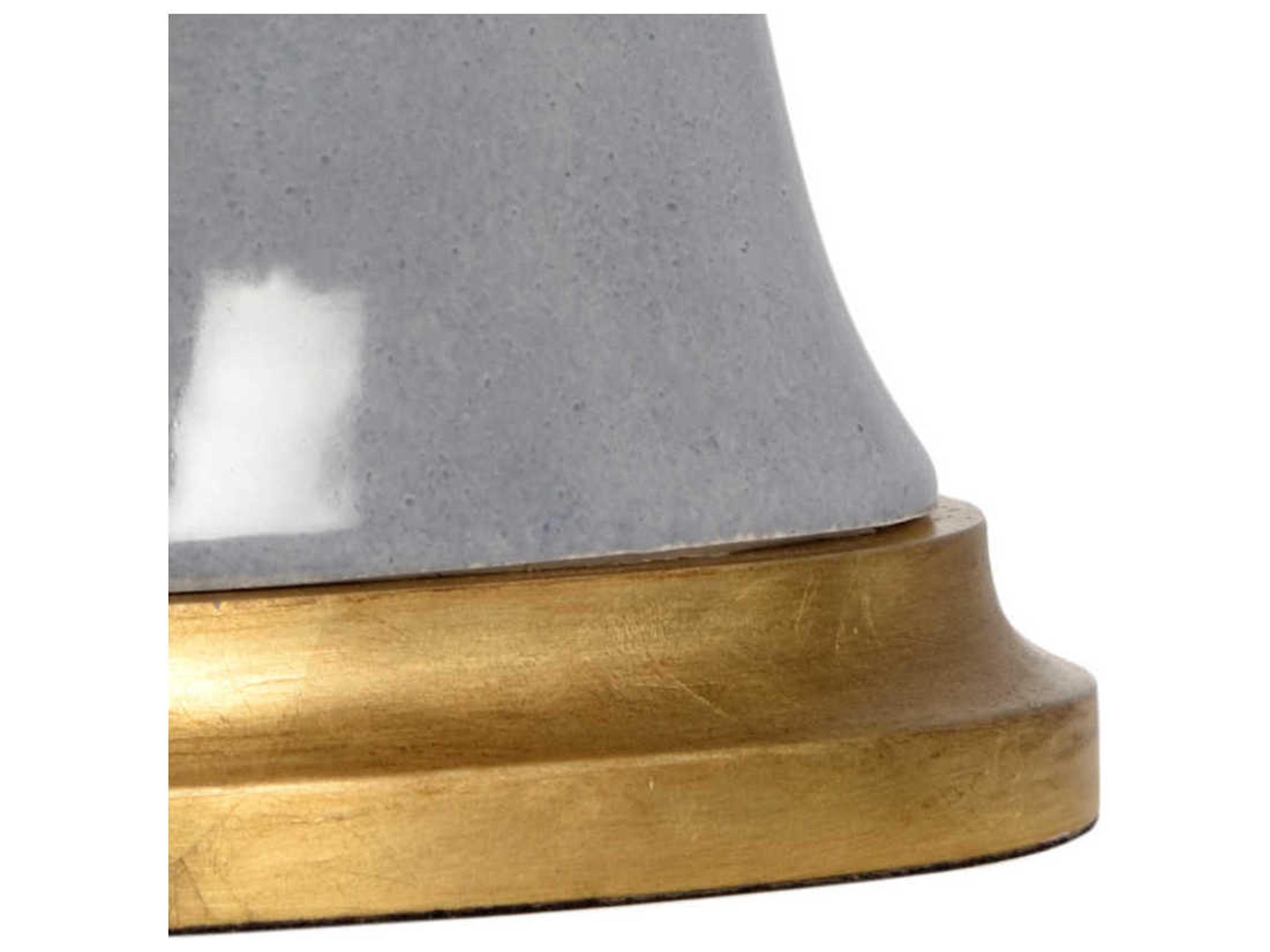 Chelsea House Mottled Gray Gold Buffet Lamp