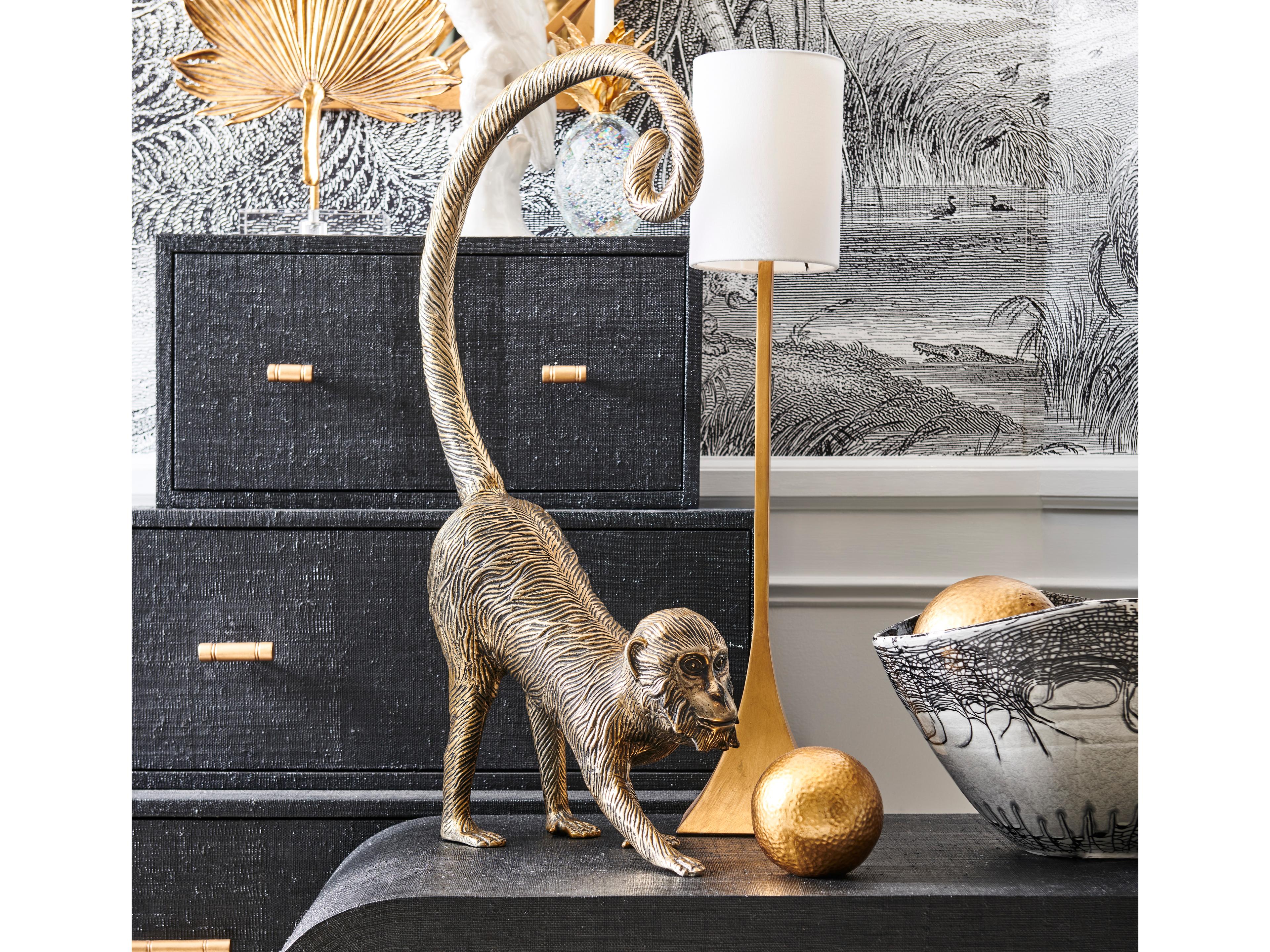 Chelsea House Douglas Freeman Gold Leaf Buffet Lamp