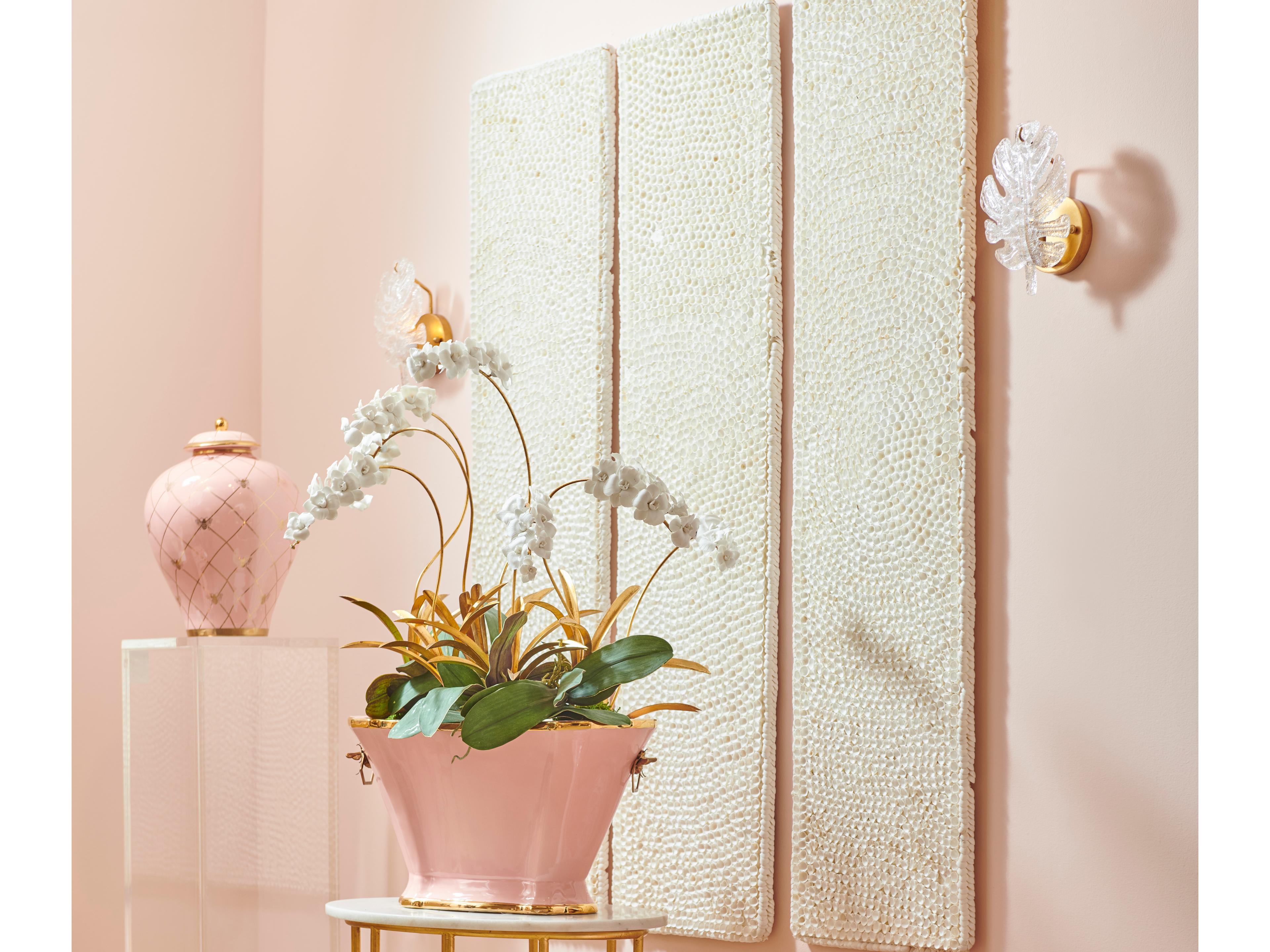 Chelsea House Gold Glass Wall Sconce