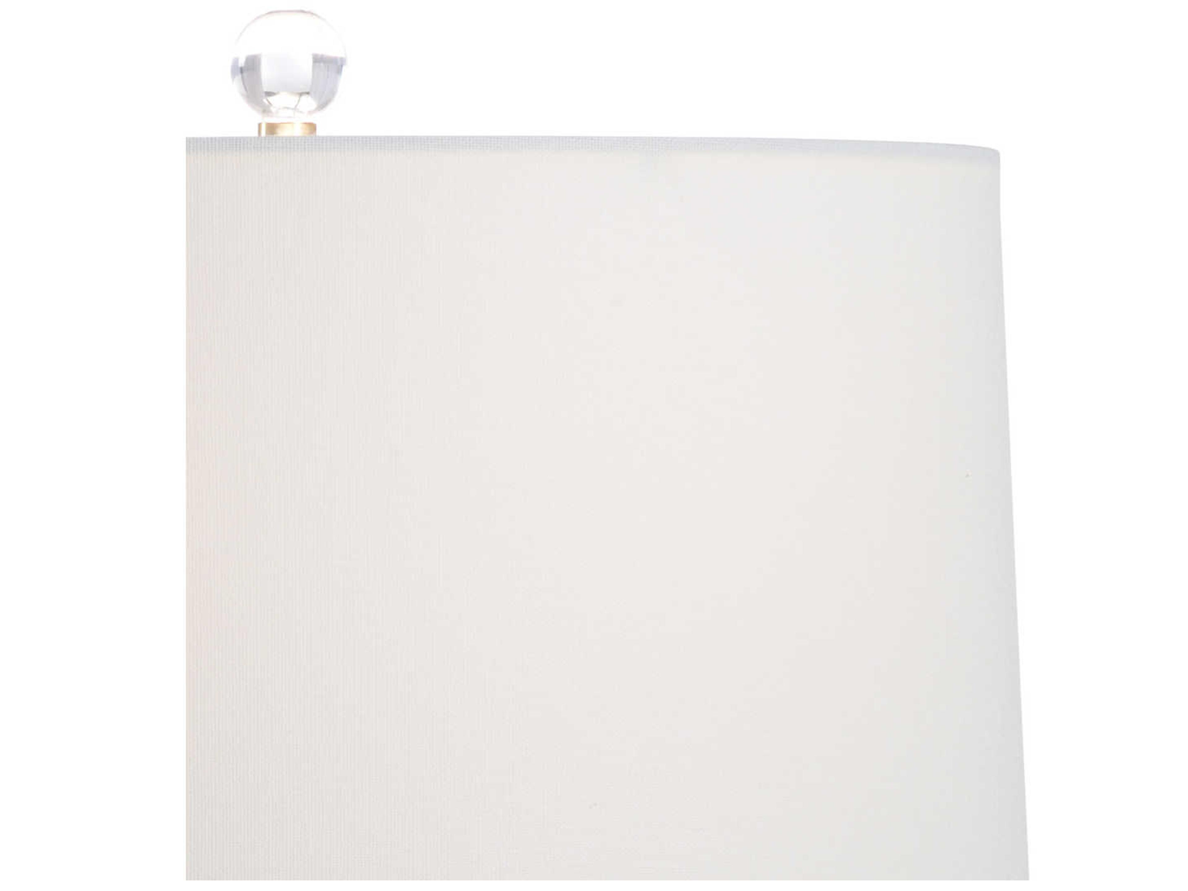 Chelsea House Glass Clear Gold Leaf Buffet Lamp