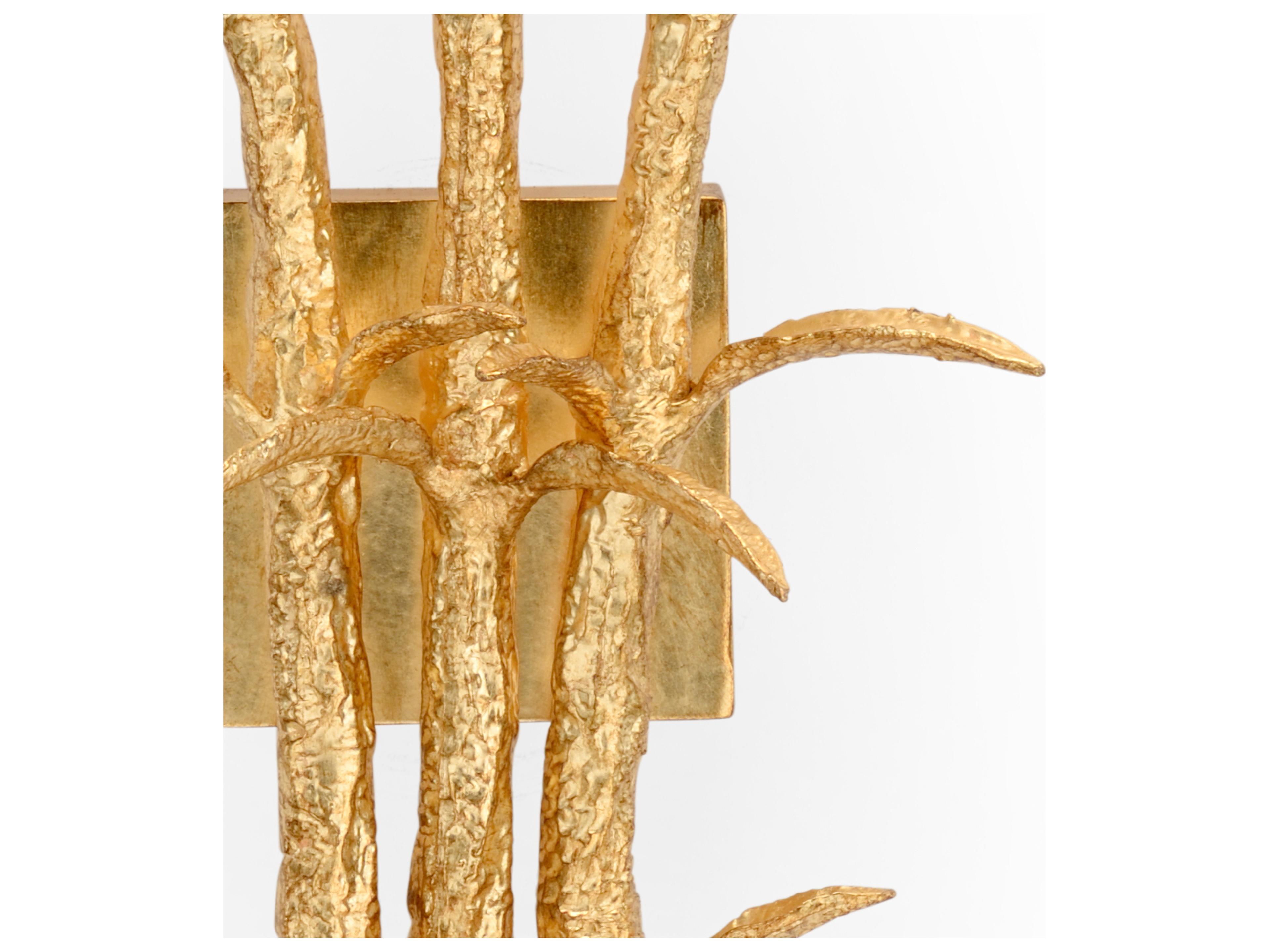 Chelsea House 3-Light Gold Wall Sconce