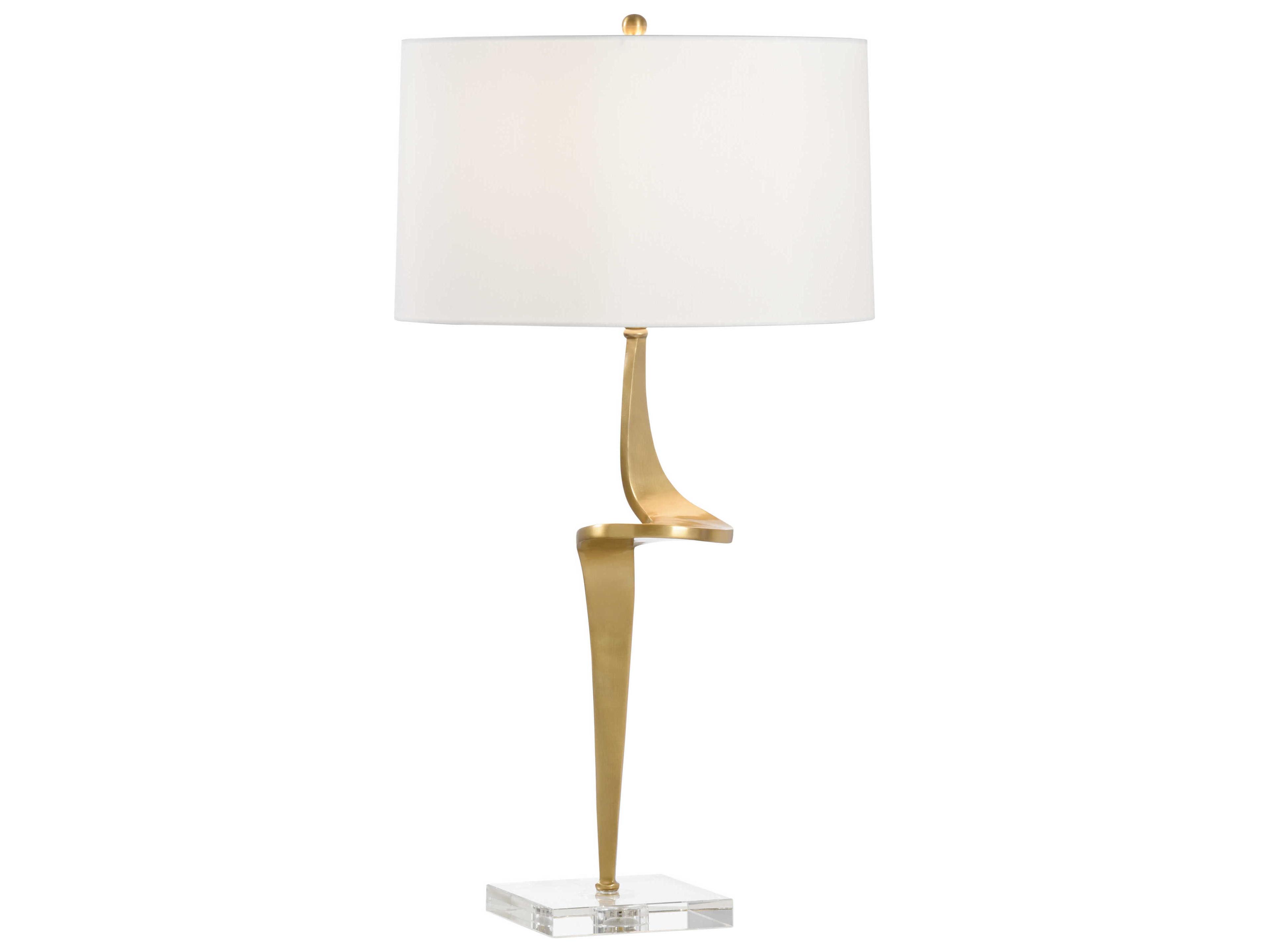 Chelsea House Deans Court Gold Brass Table Lamp