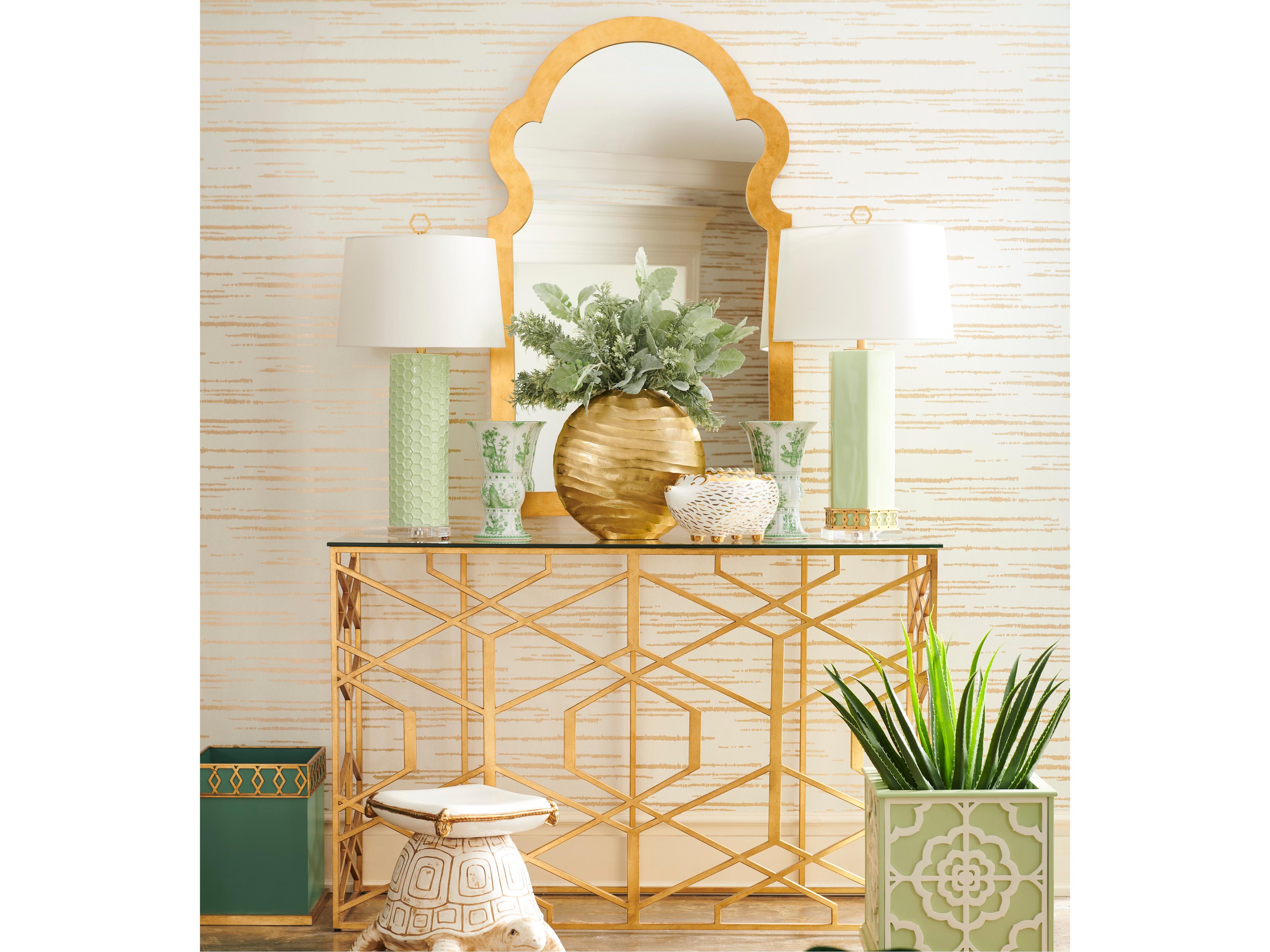 Chelsea House Shayla Copas April Honeycomb Green Table Lamp - Pistachio