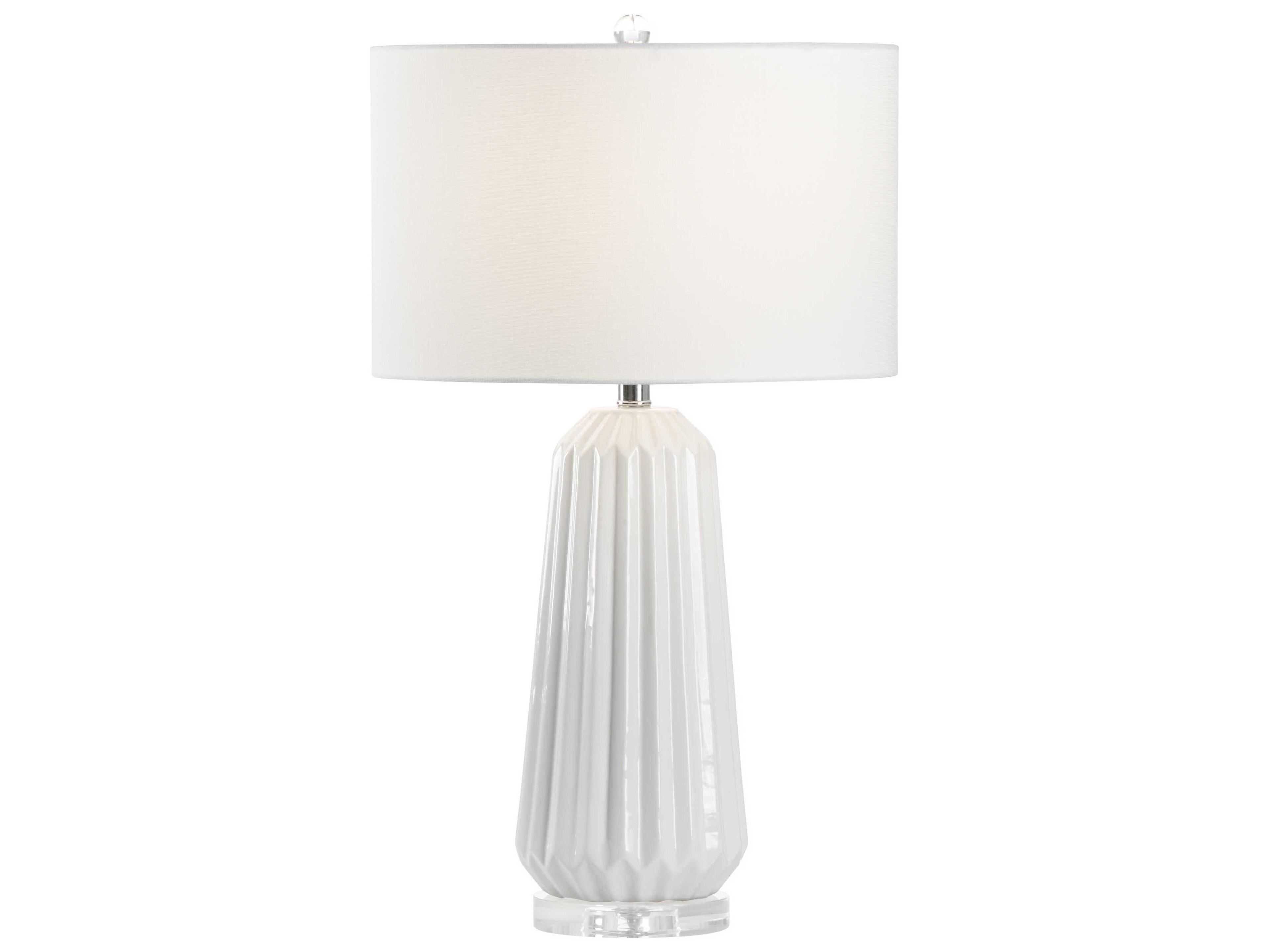 Chelsea House Gamble Table Lamp - White