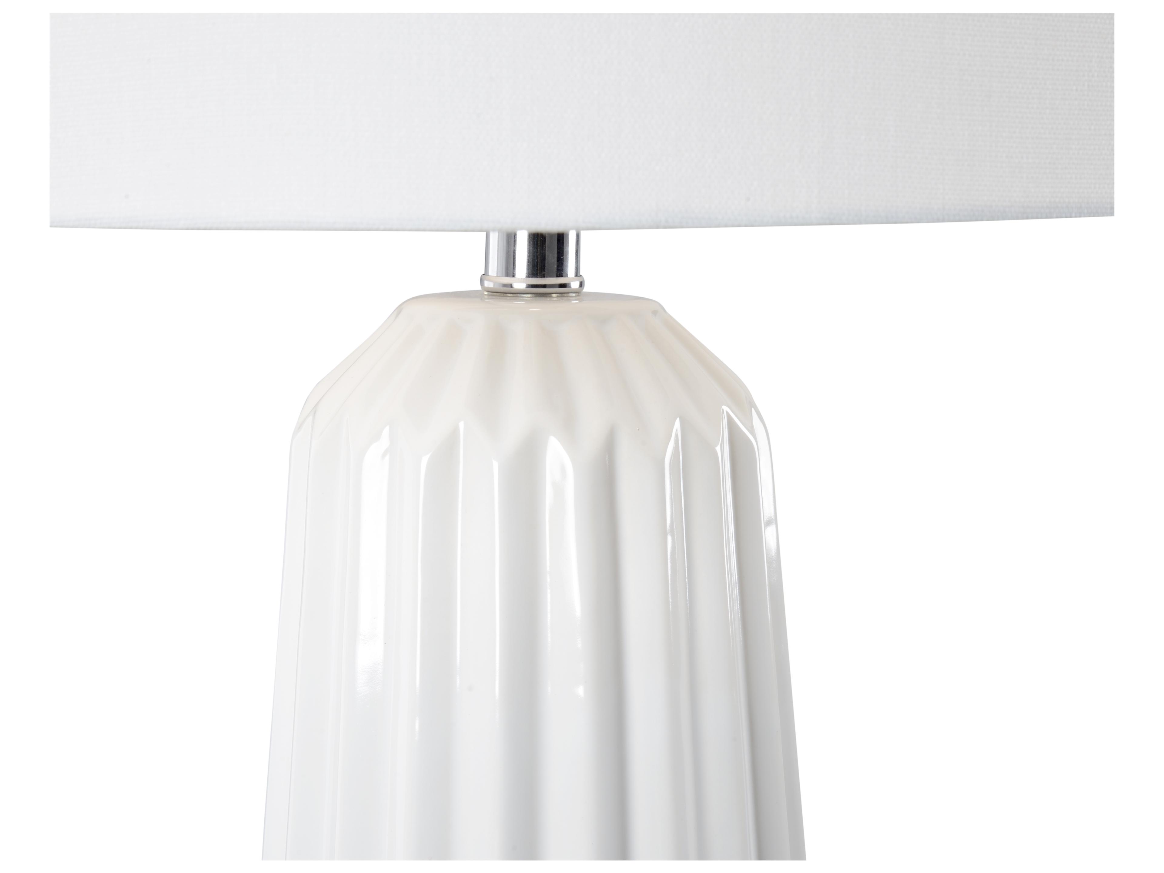 Chelsea House Gamble Table Lamp - White