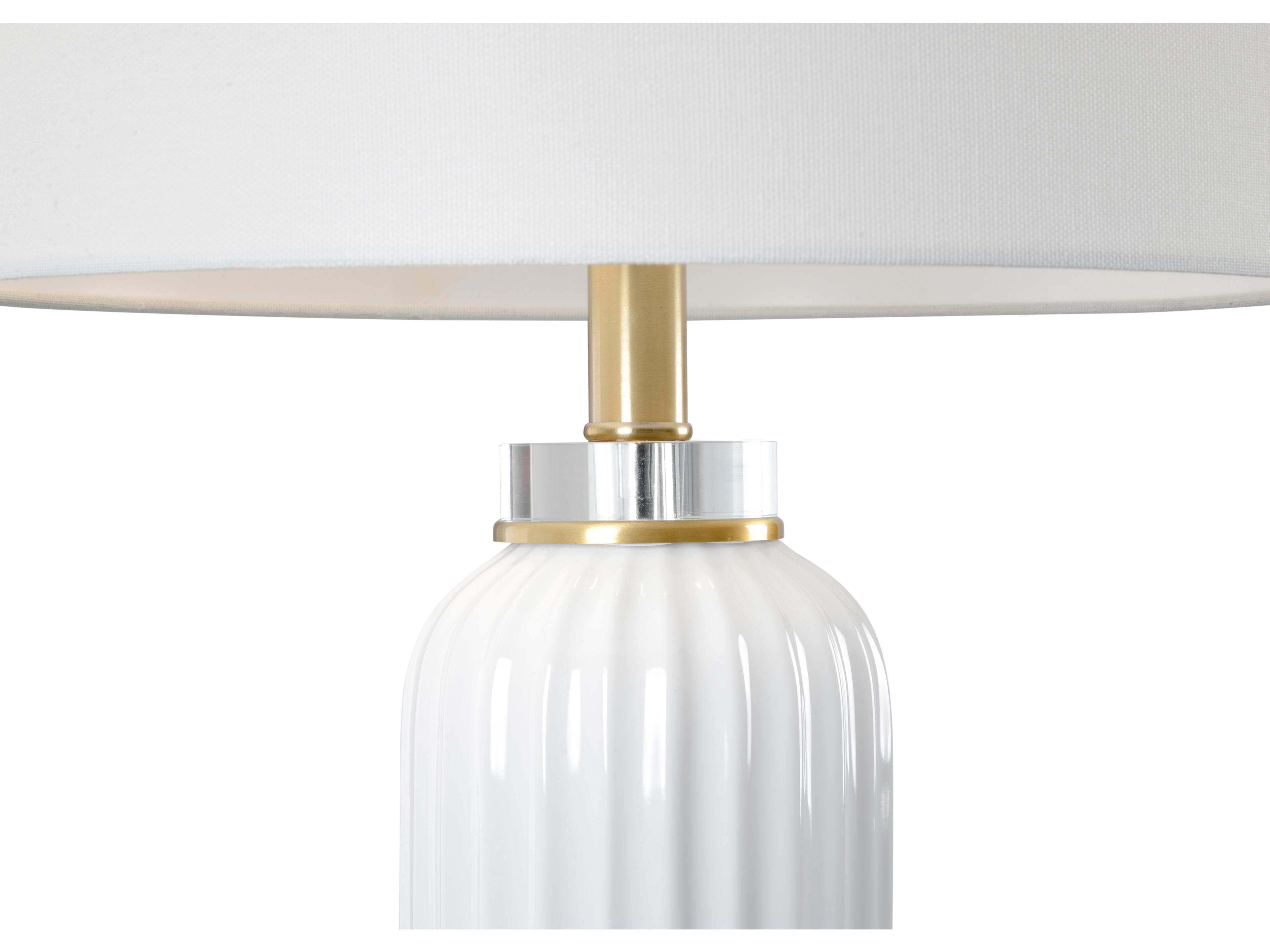 Chelsea House Samuel White Ceramic Buffet Lamp