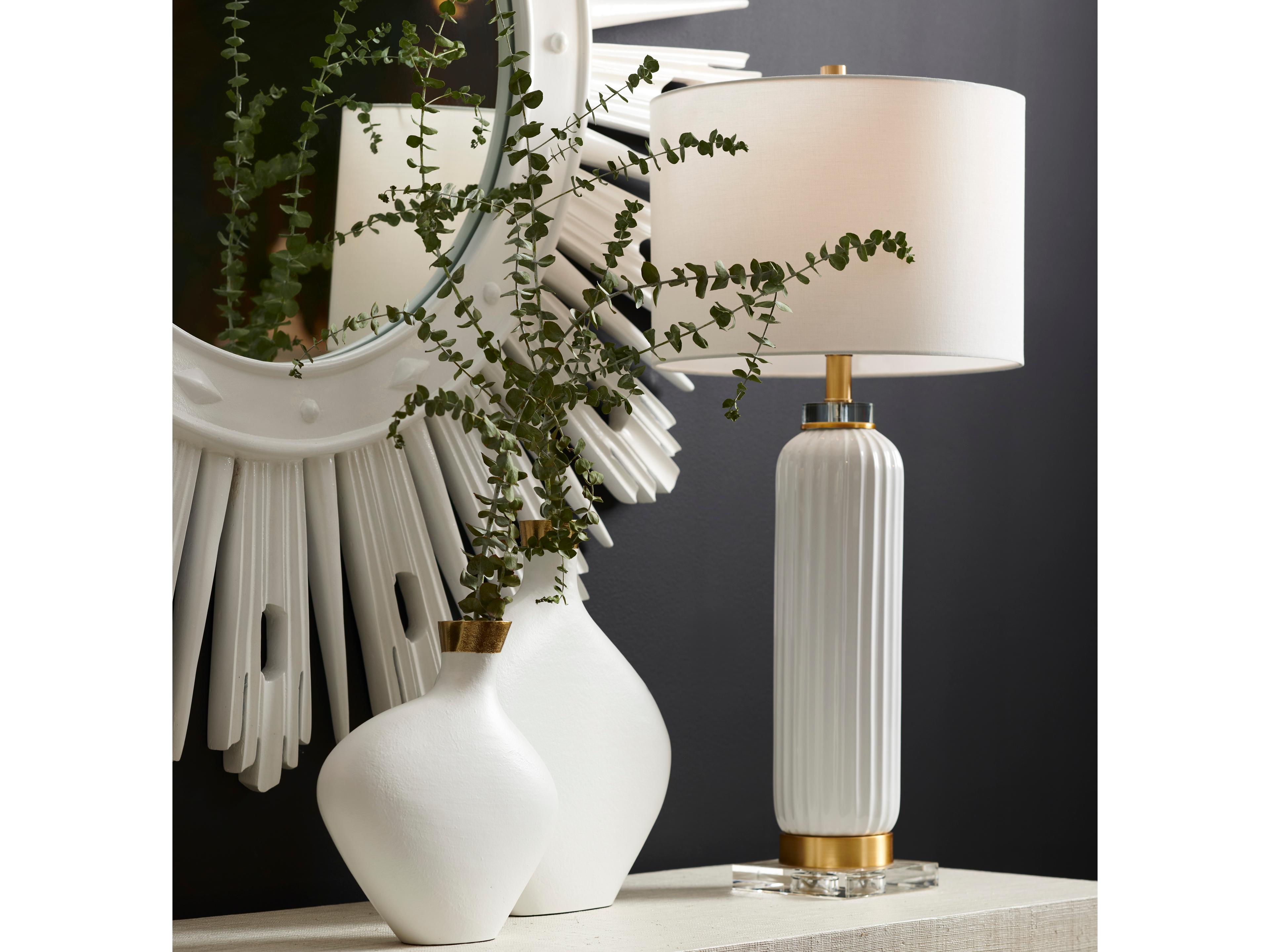 Chelsea House Samuel White Ceramic Buffet Lamp