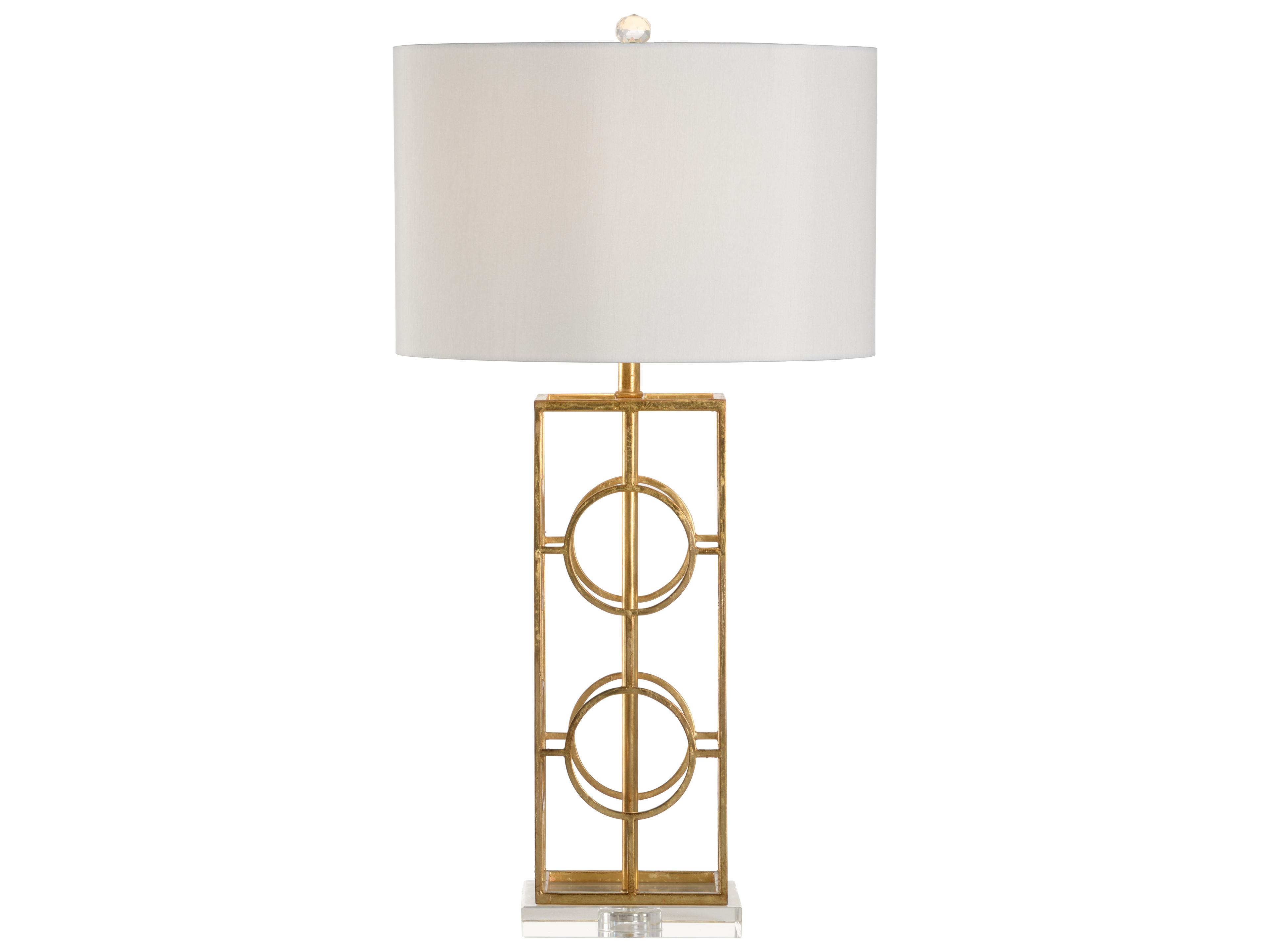 Chelsea House Dorset Gold Crystal Table Lamp