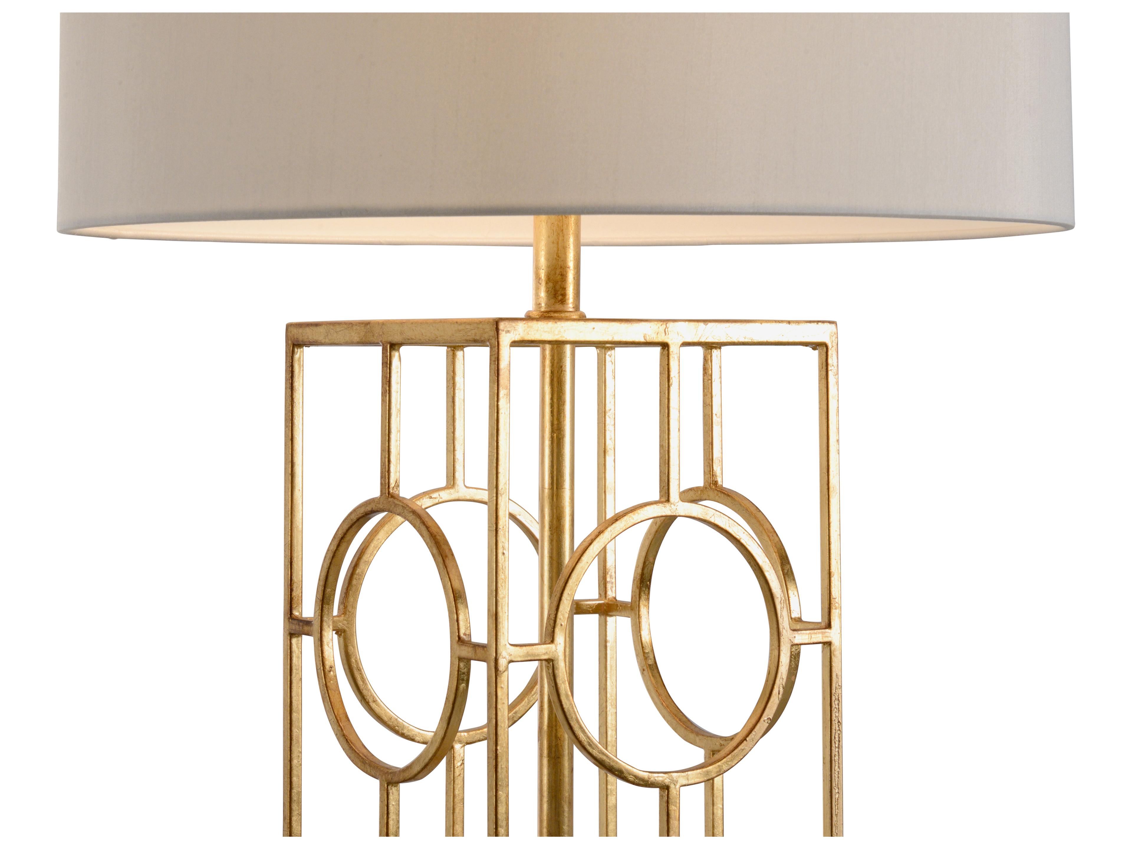 Chelsea House Dorset Gold Crystal Table Lamp