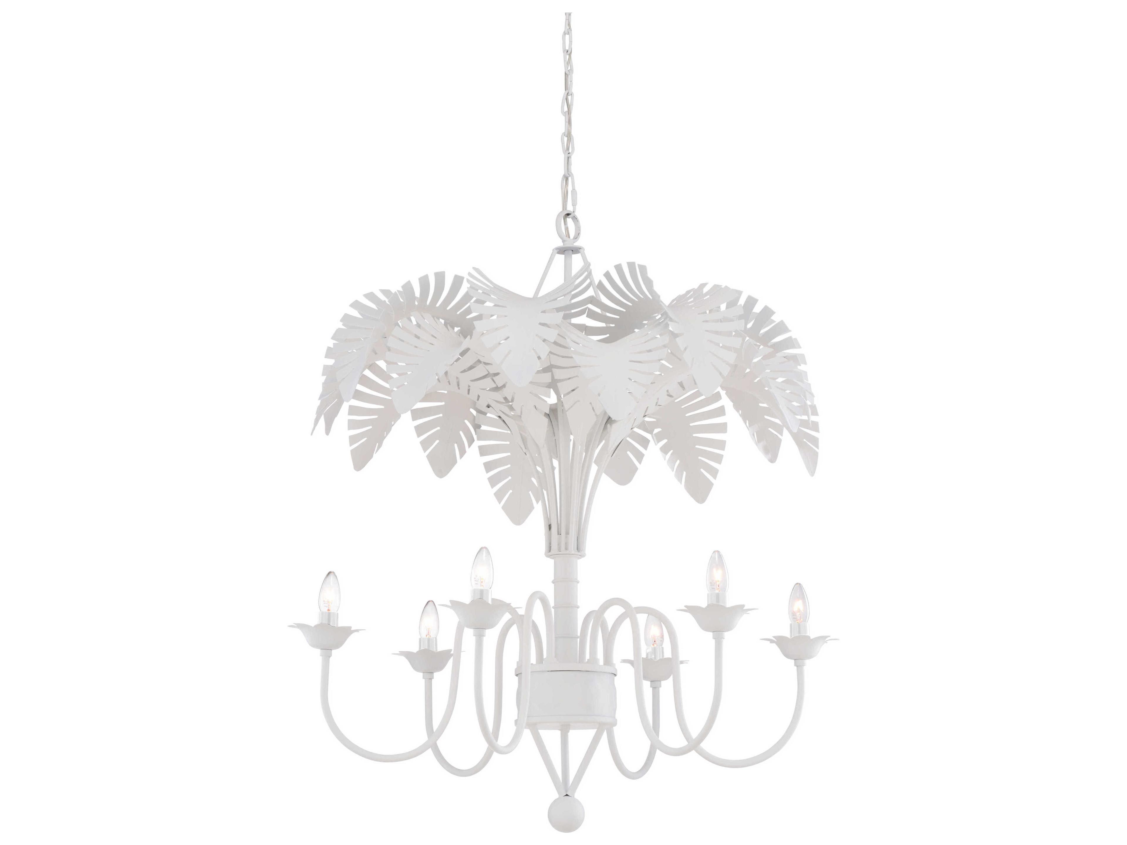 Bradshaw Orrell White Tiered Chandelier