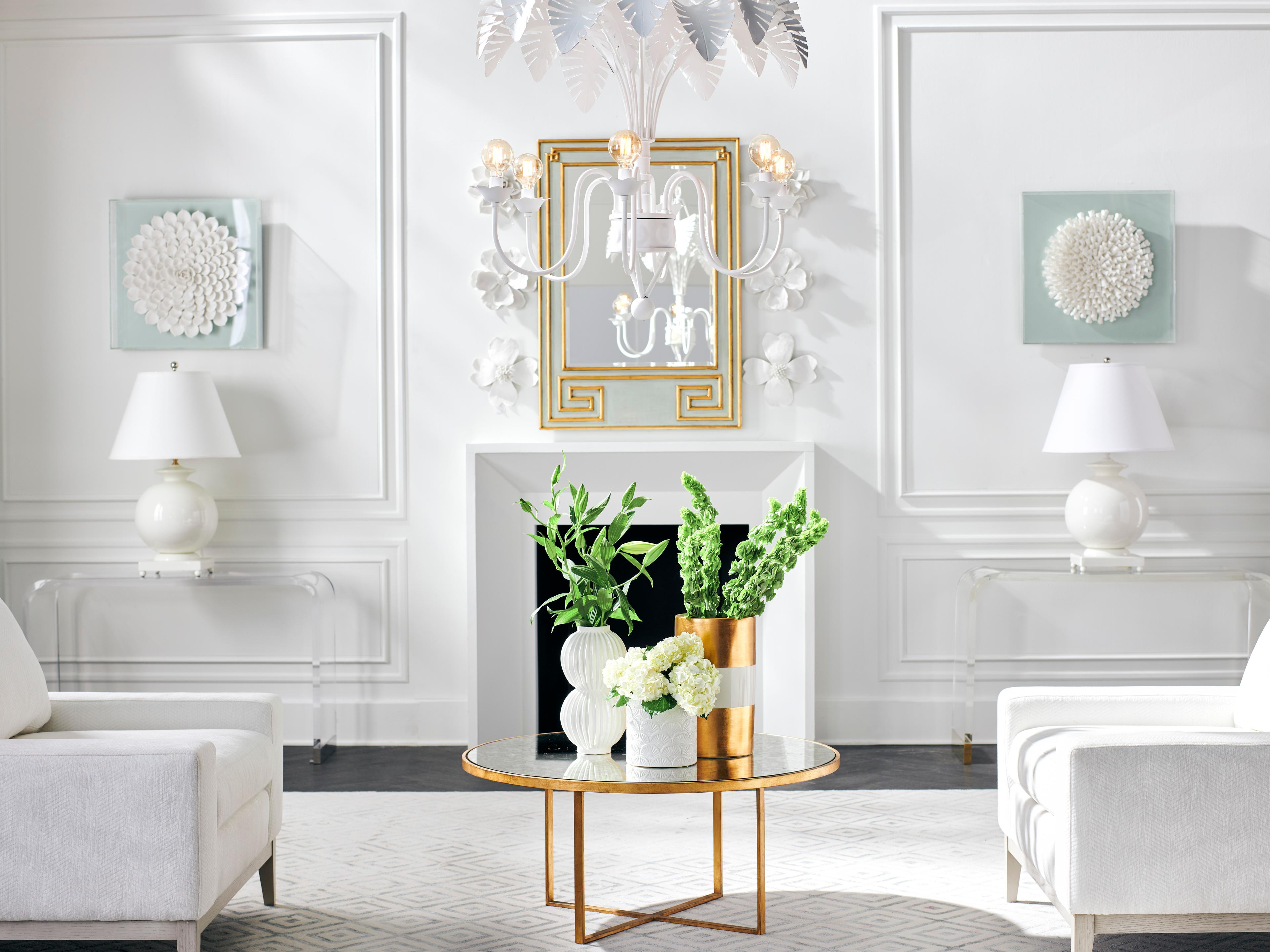 Chelsea House Bradshaw Orrell White Tiered Chandelier