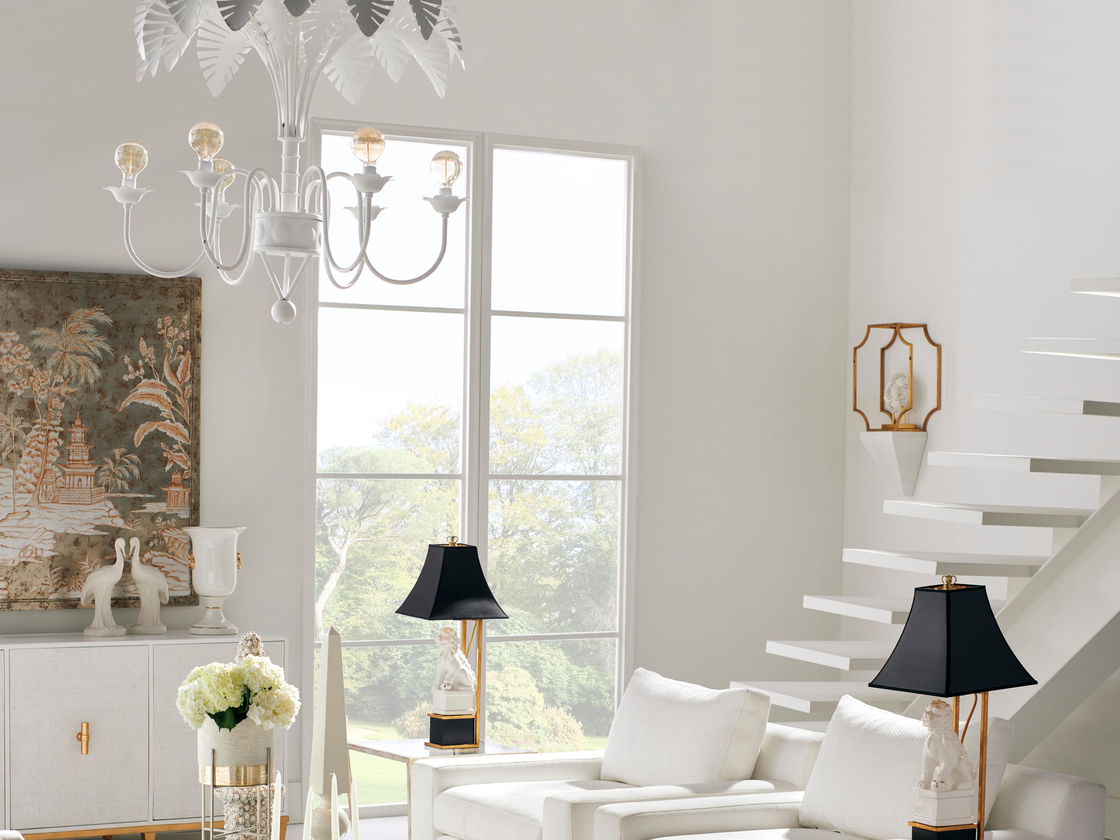 Chelsea House Bradshaw Orrell White Tiered Chandelier
