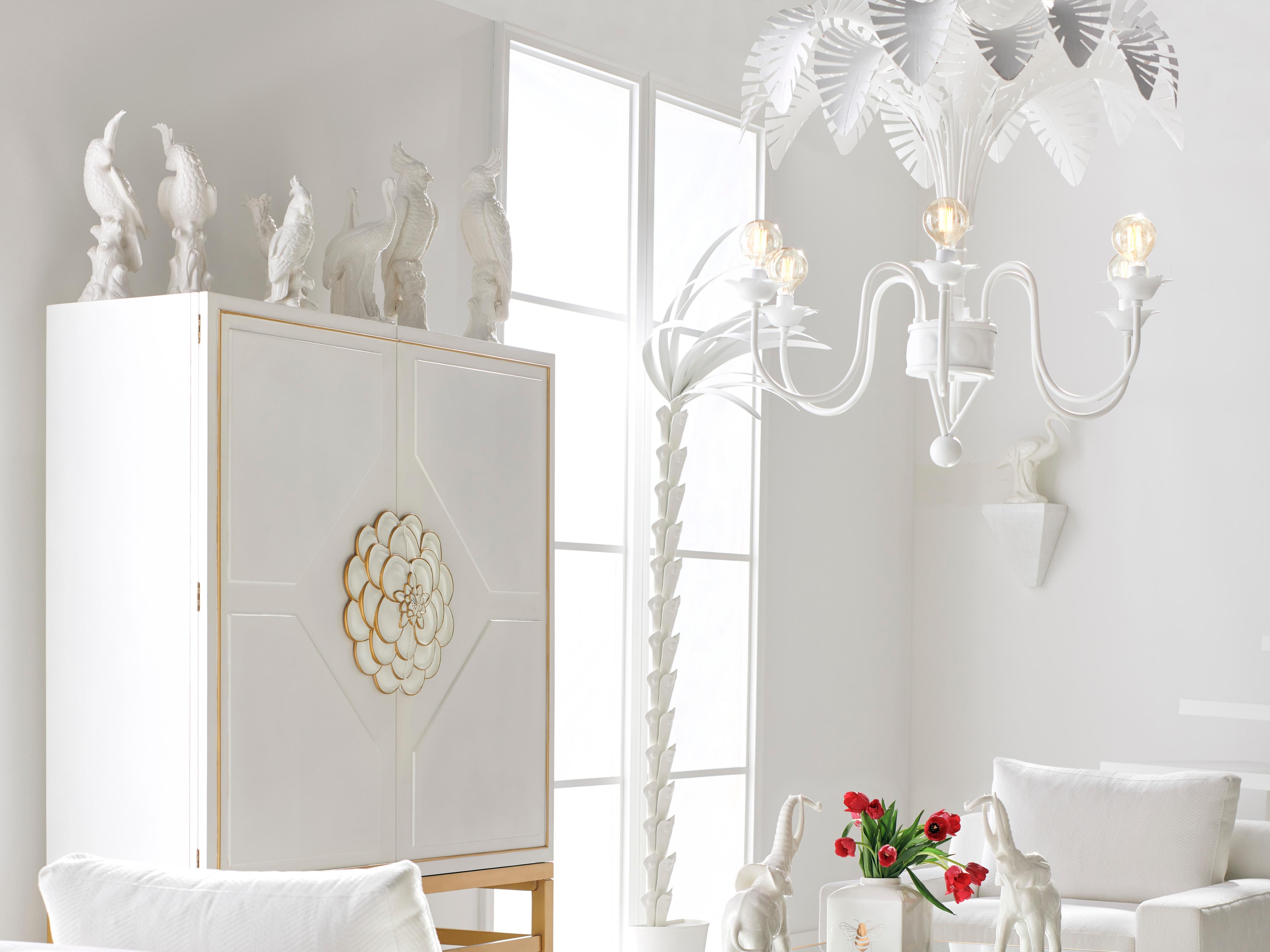 Chelsea House Bradshaw Orrell White Tiered Chandelier