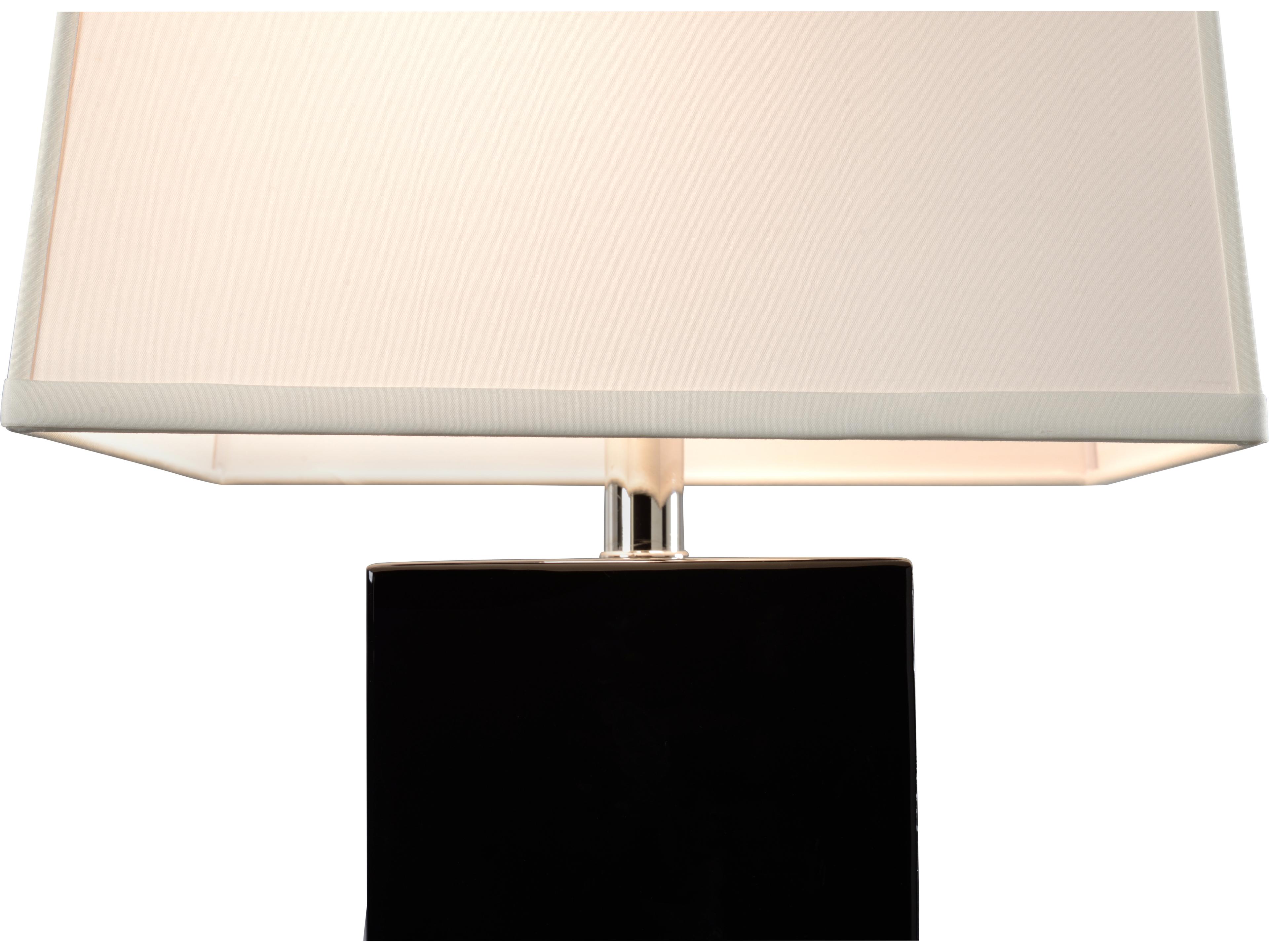 Chelsea House Banded Table Lamp - Black