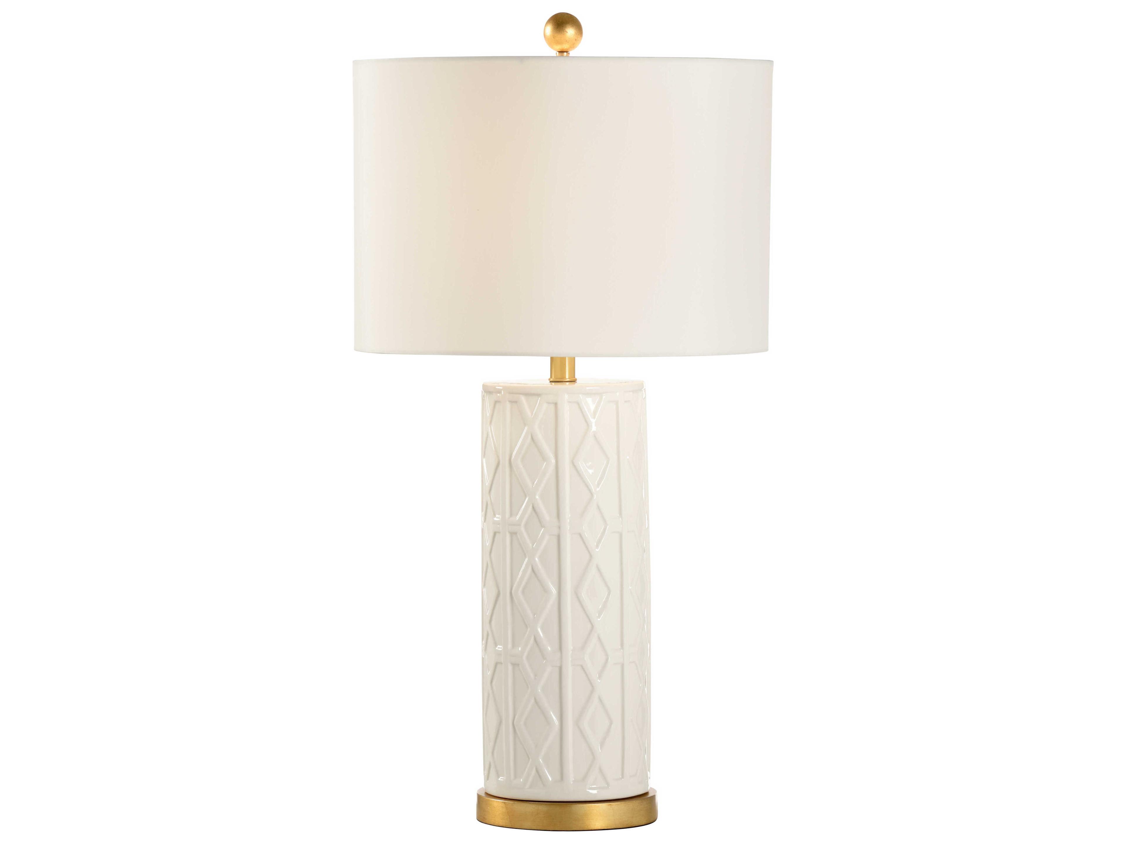 Shayla Copas Andreu White gold Table Lamp -