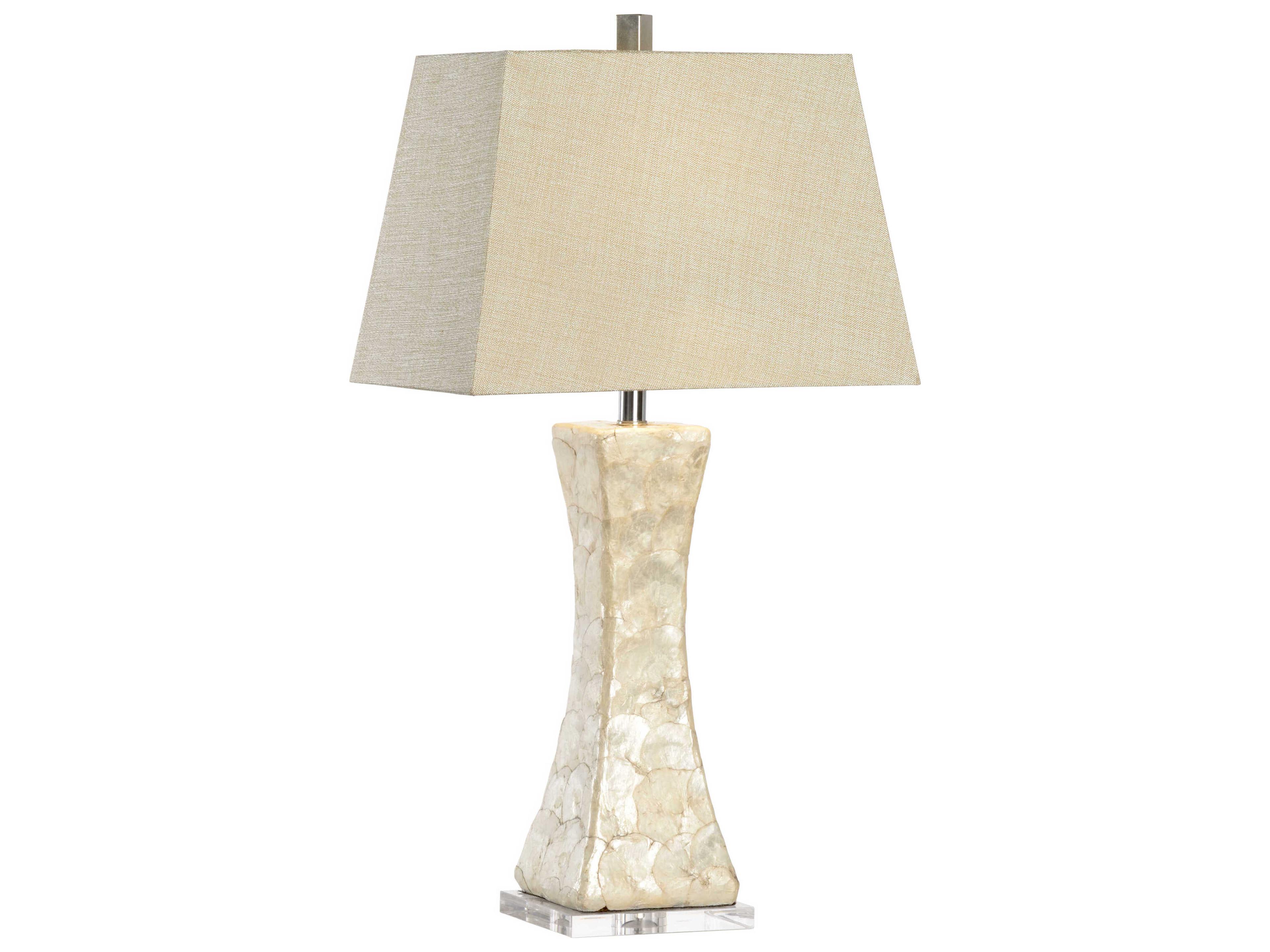 Bruce White Table Lamp